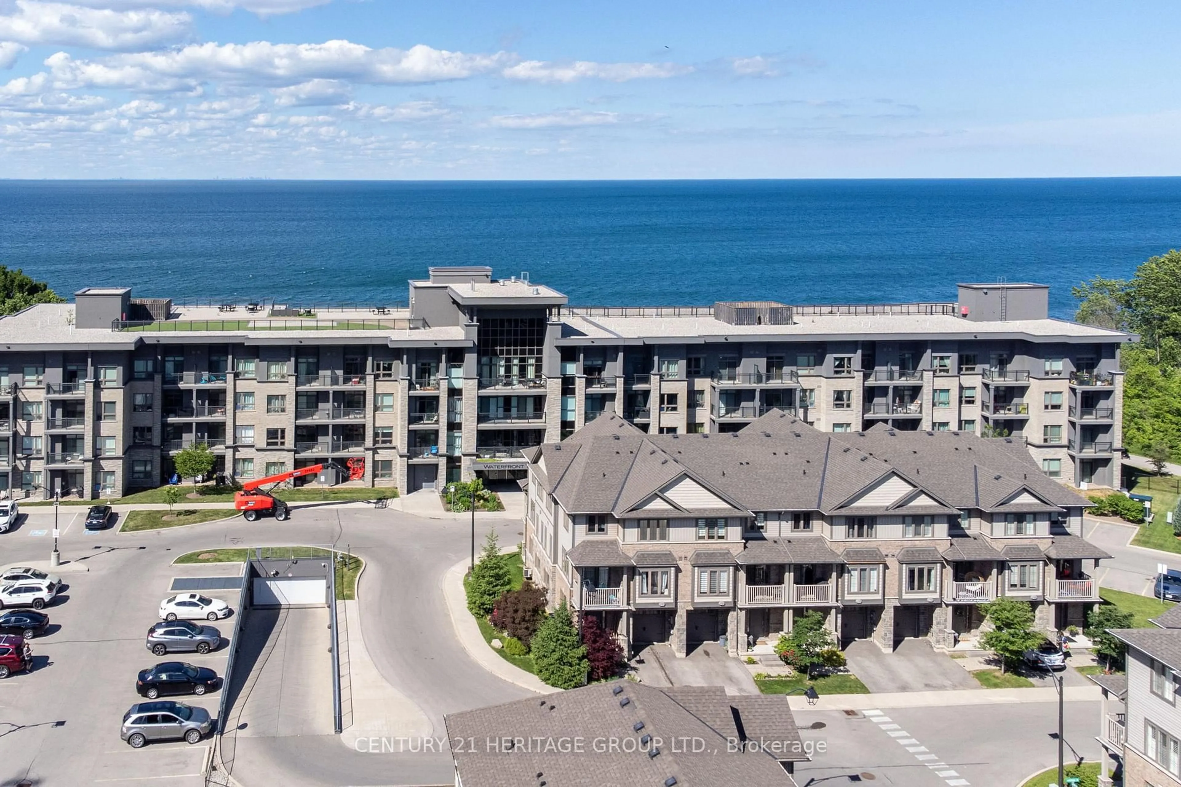 A pic from outside/outdoor area/front of a property/back of a property/a pic from drone, unknown for 35 Southshore Cres #301, Hamilton Ontario L8E 0J2