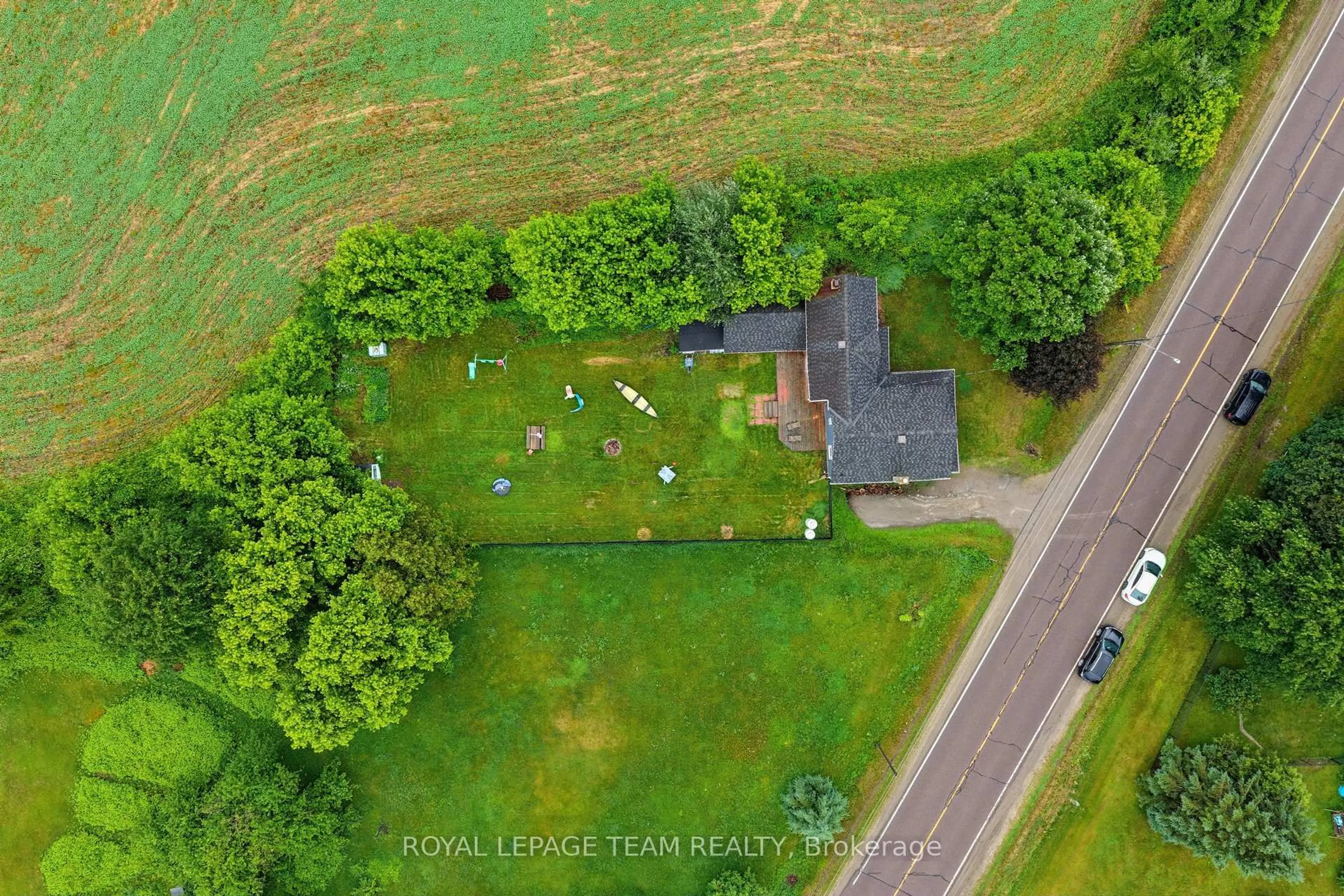 A pic from outside/outdoor area/front of a property/back of a property/a pic from drone, street for 1868 GORE Line, Westmeath Ontario K0J 2L0