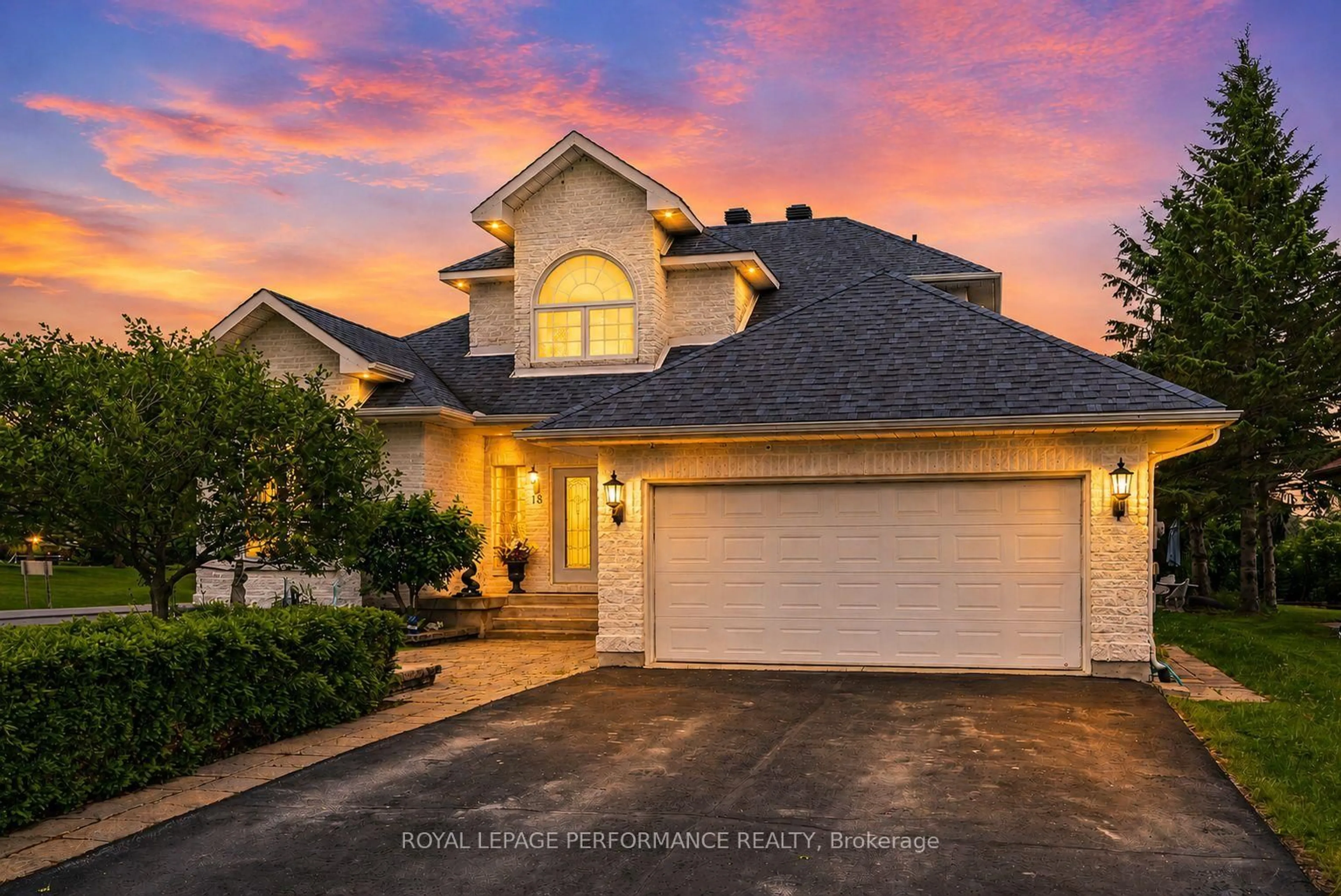 Home with vinyl exterior material, street for 18 Chantine Dr, South Stormont Ontario K0C 1P0