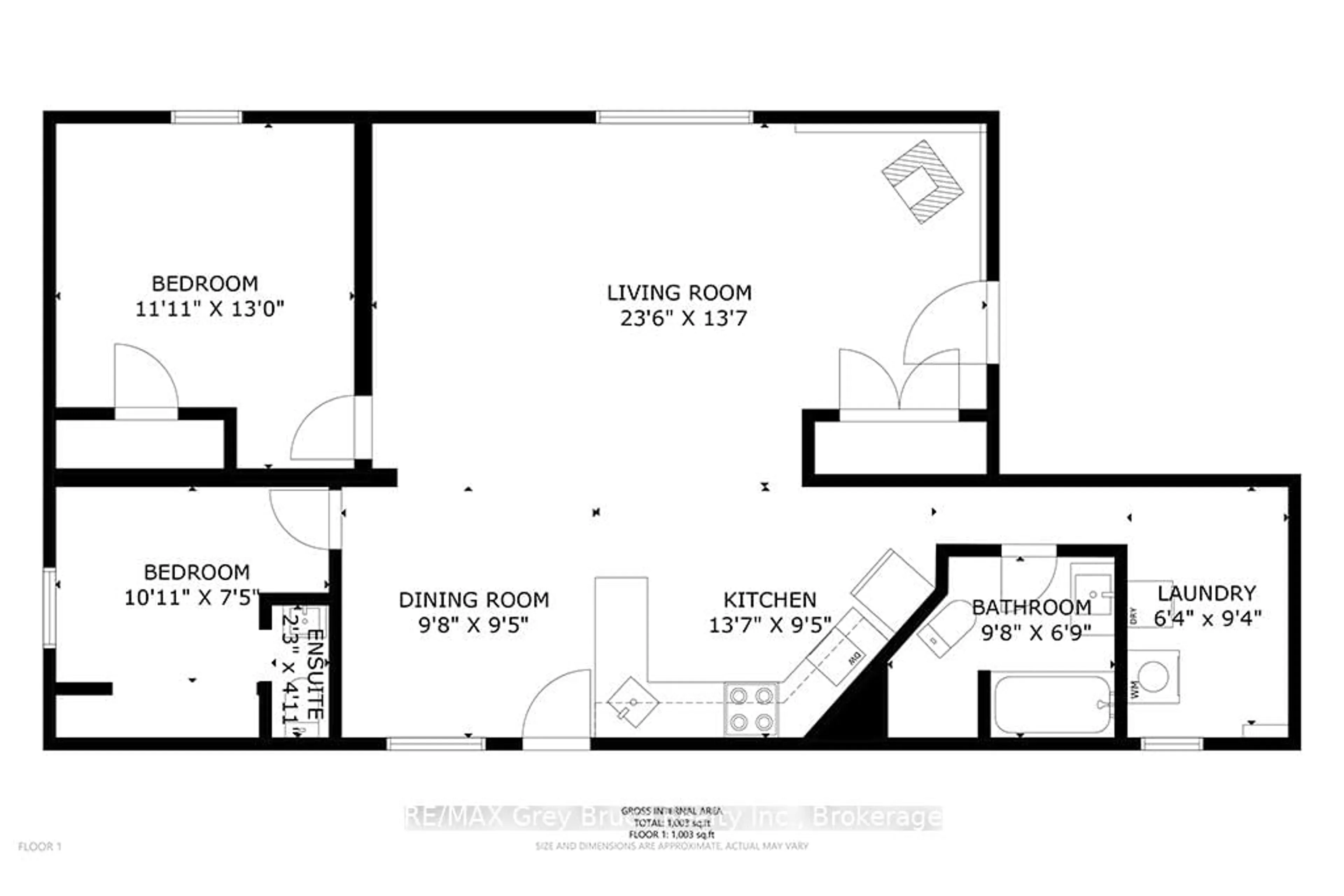 Floor plan for 335 Pike Bay Rd, Northern Bruce Peninsula Ontario N0H 1X0