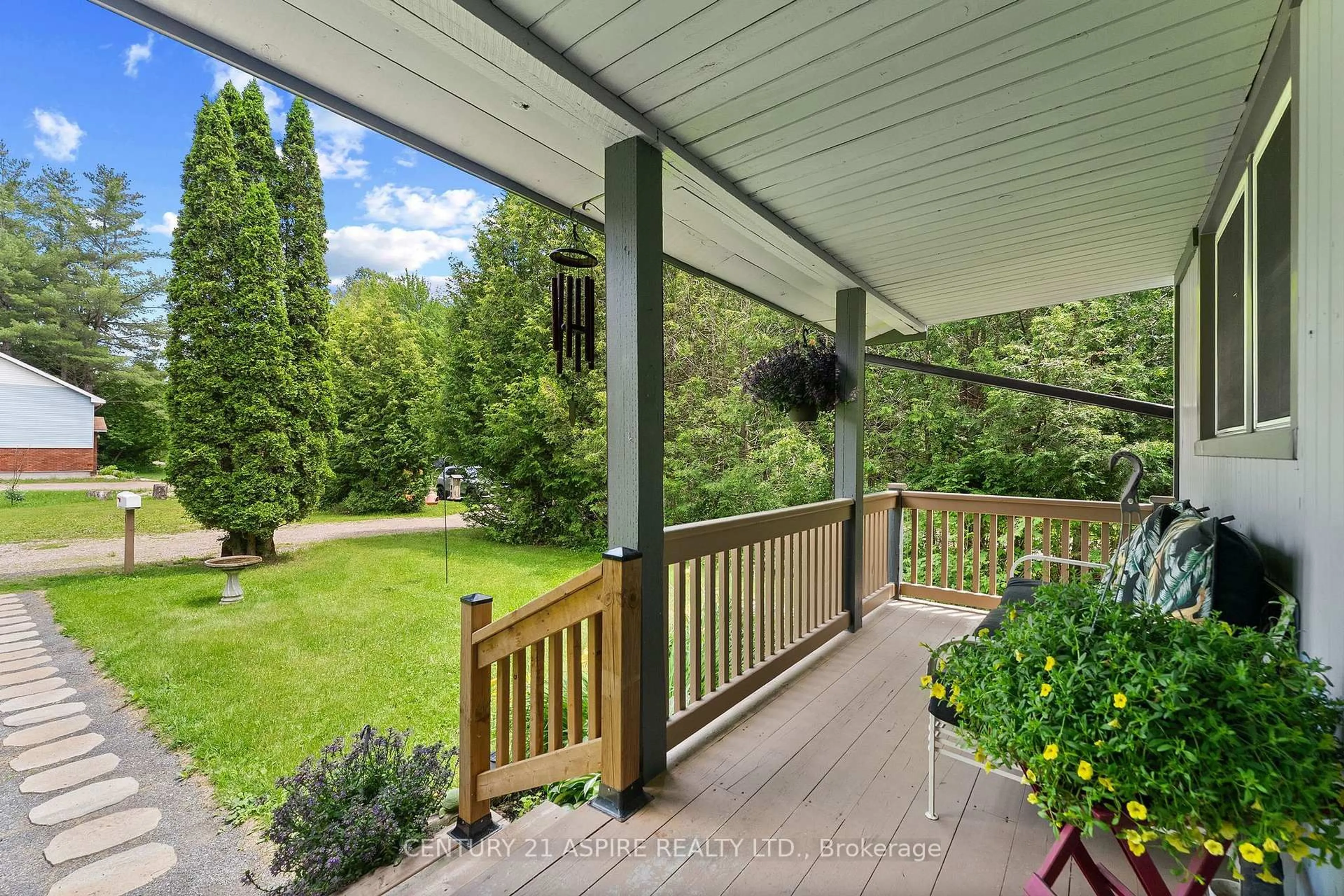 Patio, forest/trees view for 34 Shady Lane, Petawawa Ontario K8A 7Z5