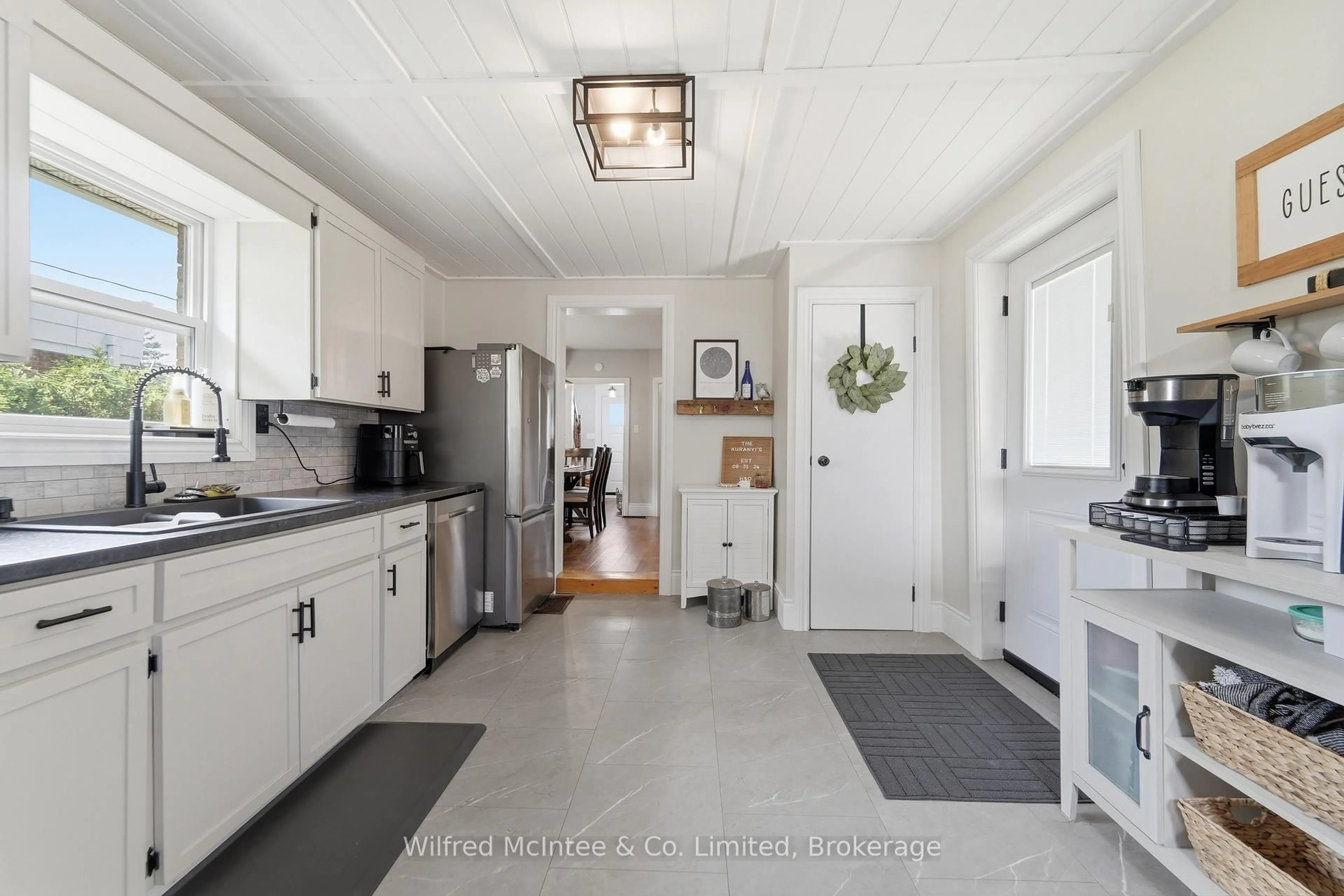 Open concept kitchen, ceramic/tile floor for 34 Goshen St, Bluewater Ontario N0M 2T0