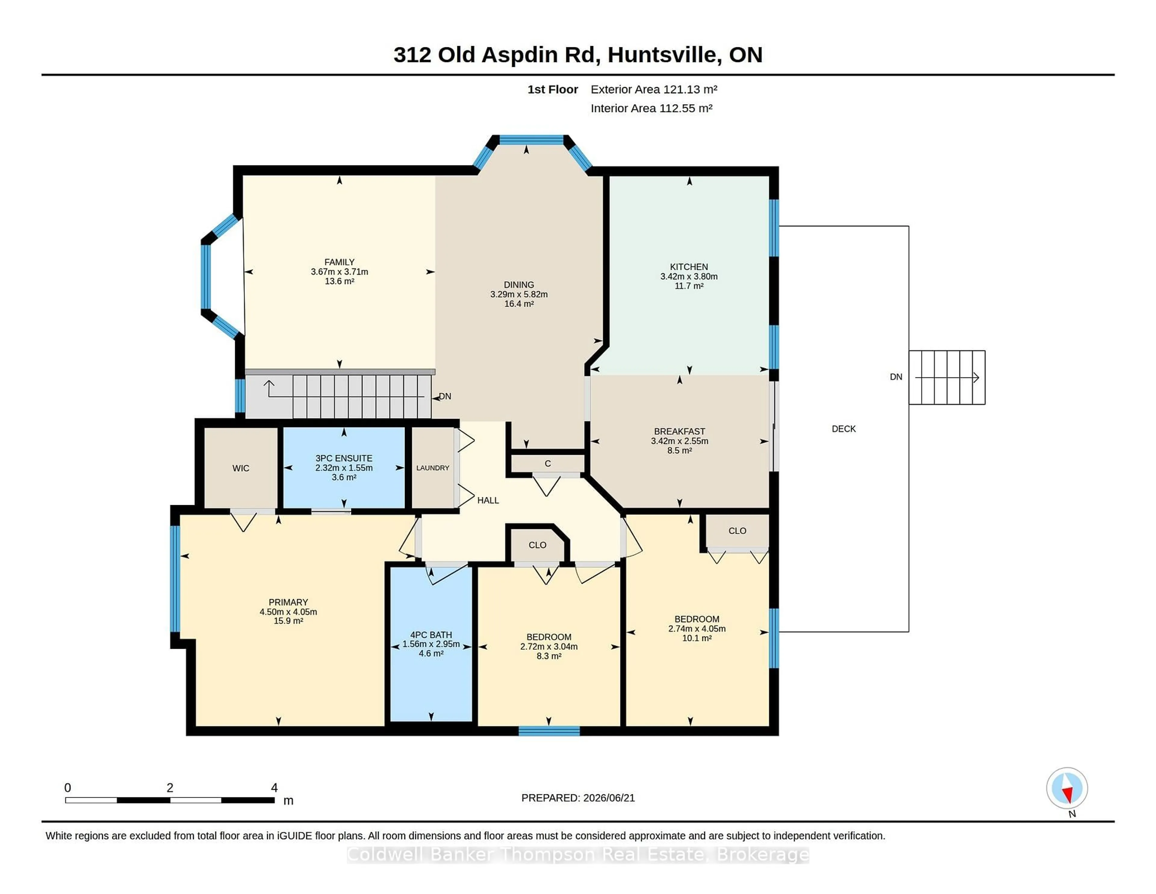 Floor plan for 312 Old Aspdin Rd, Huntsville Ontario P0B 1M0