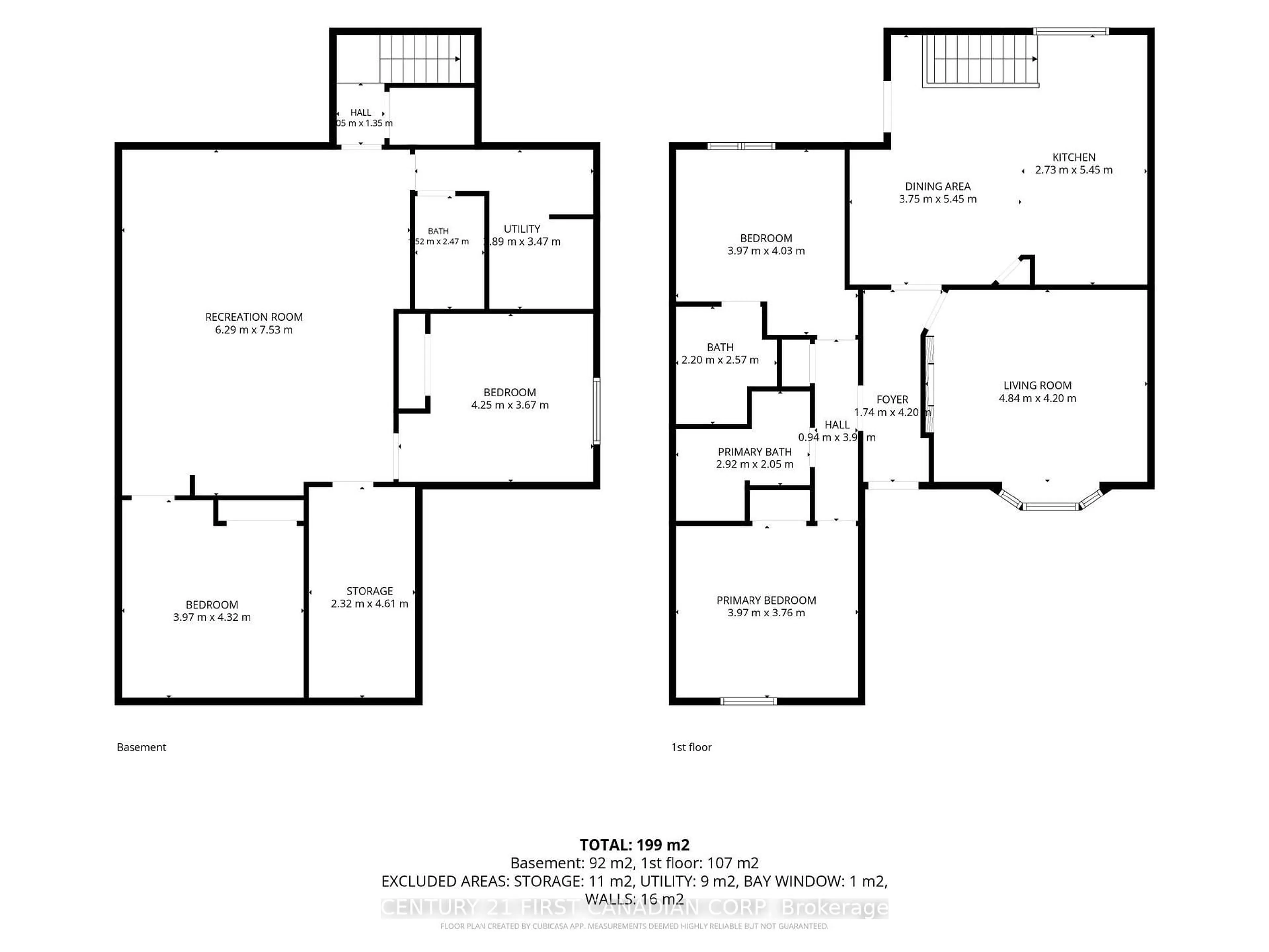 Floor plan for 7263 Maywood St, Niagara Falls Ontario L2E 5P6