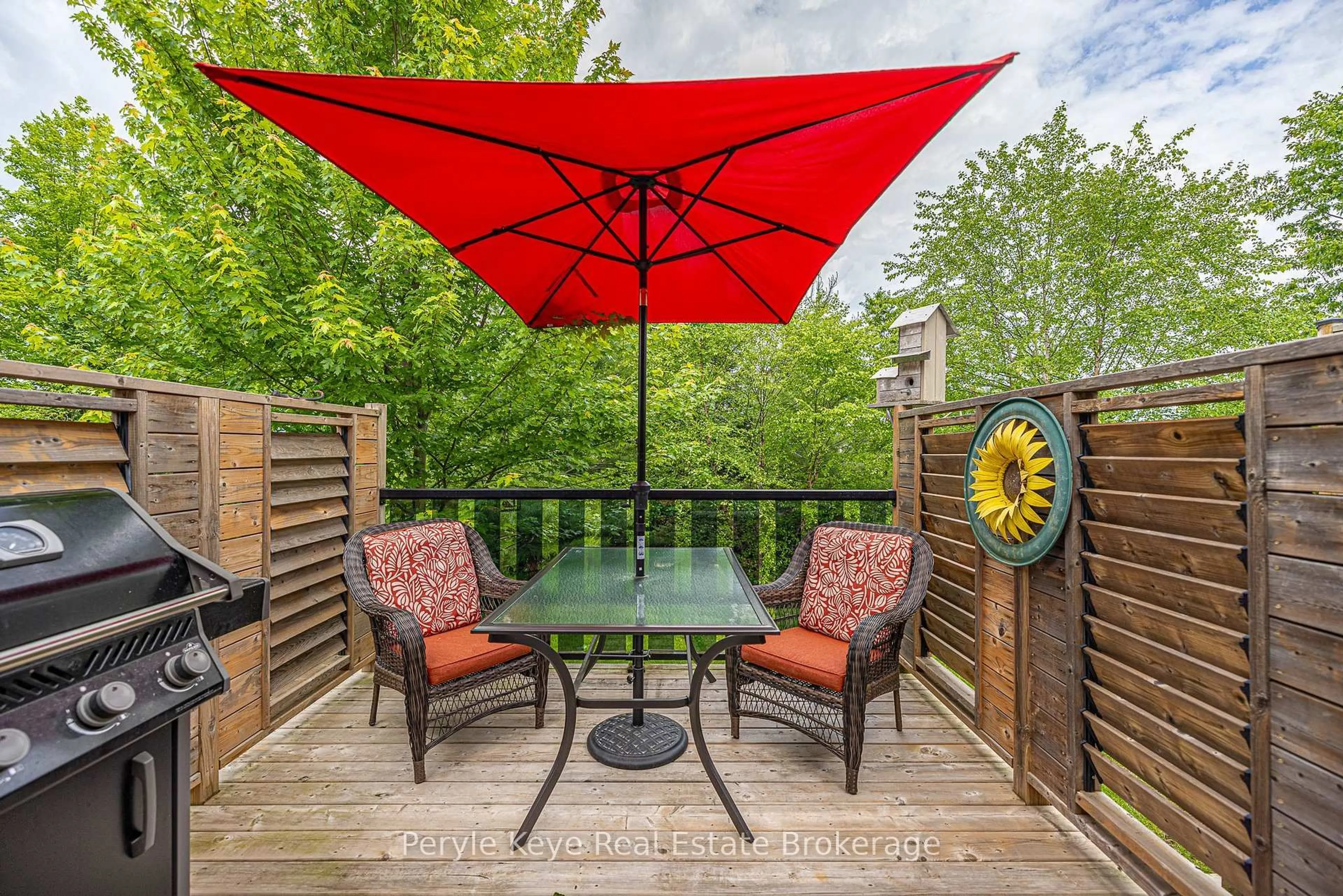 Patio, water/lake/river/ocean view for 6 Serenity Place Cres, Huntsville Ontario P1H 0C4