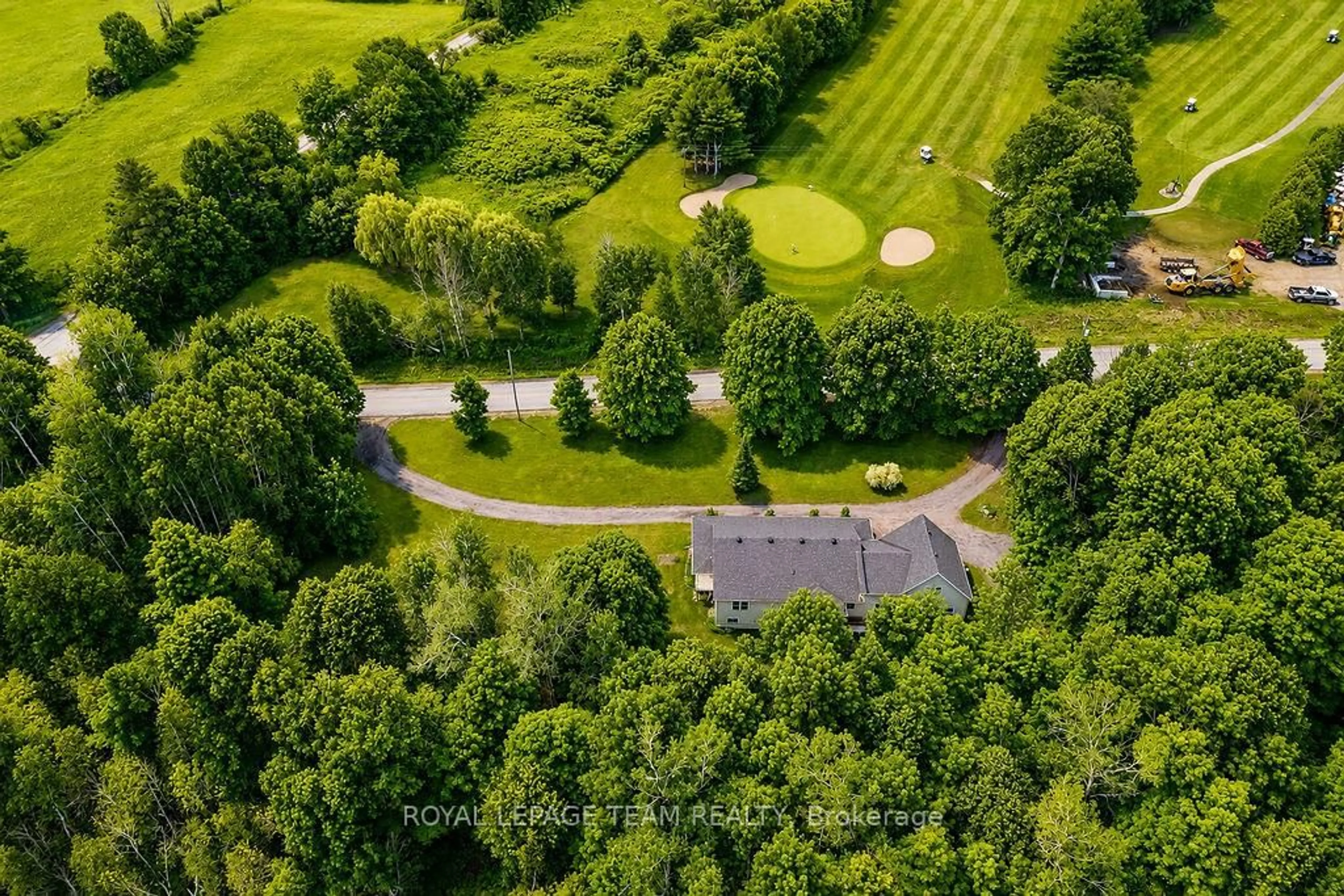 A pic from outside/outdoor area/front of a property/back of a property/a pic from drone, forest/trees view for 698 BARRYVALE Rd, Calabogie Ontario K0J 1H0