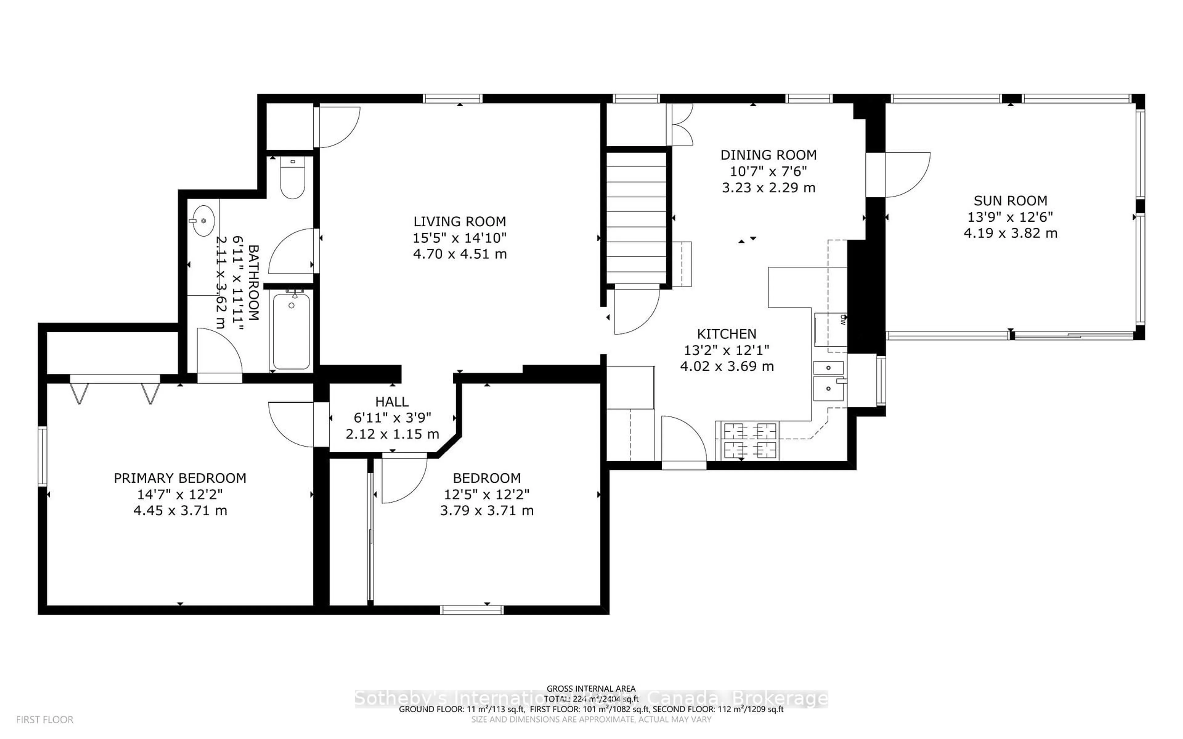 Floor plan for 128 Douglas St, Stratford Ontario N5A 5P6
