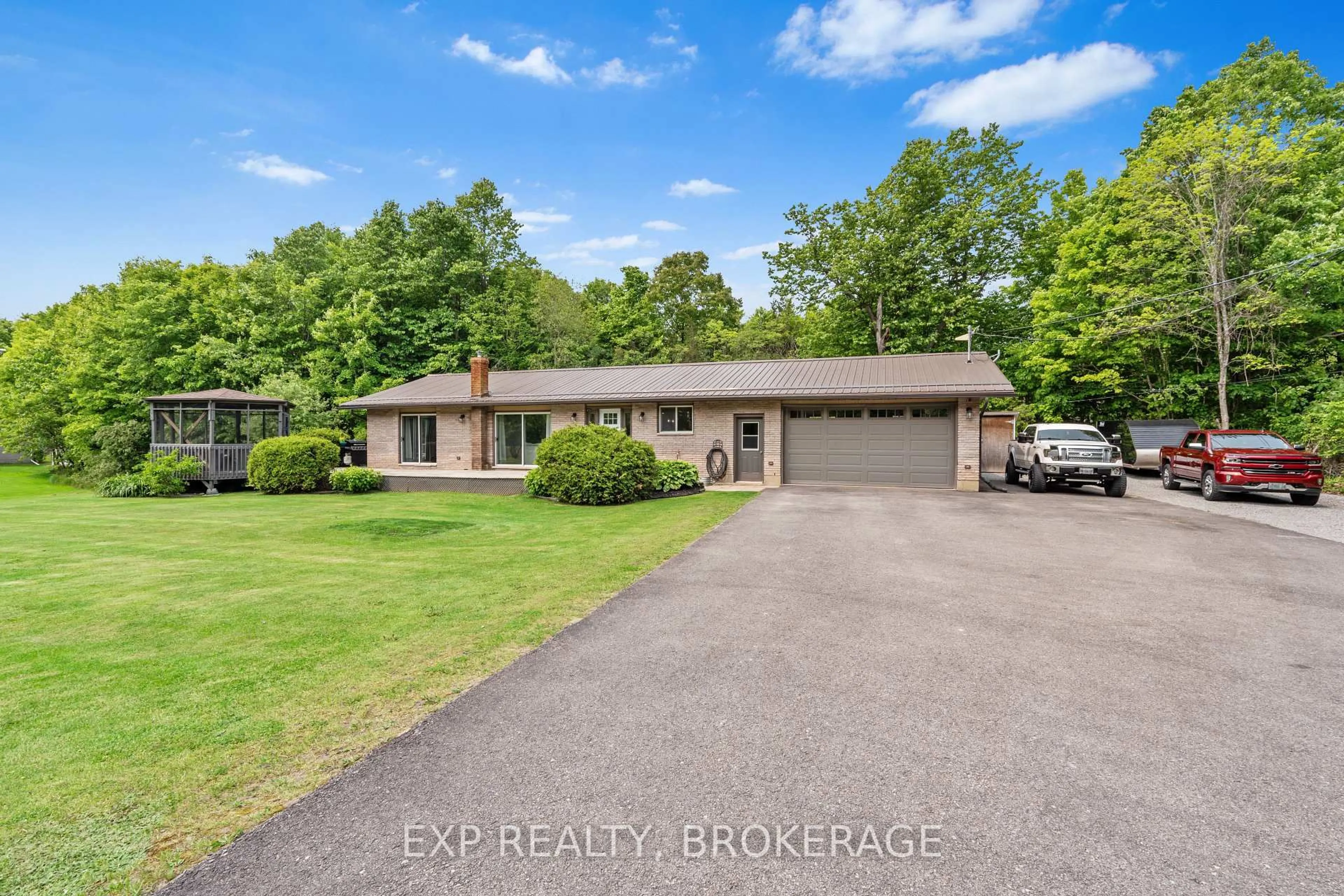 A pic from outside/outdoor area/front of a property/back of a property/a pic from drone, water/lake/river/ocean view for 8283 PERTH Rd, Perth Road Ontario K0H 2L0