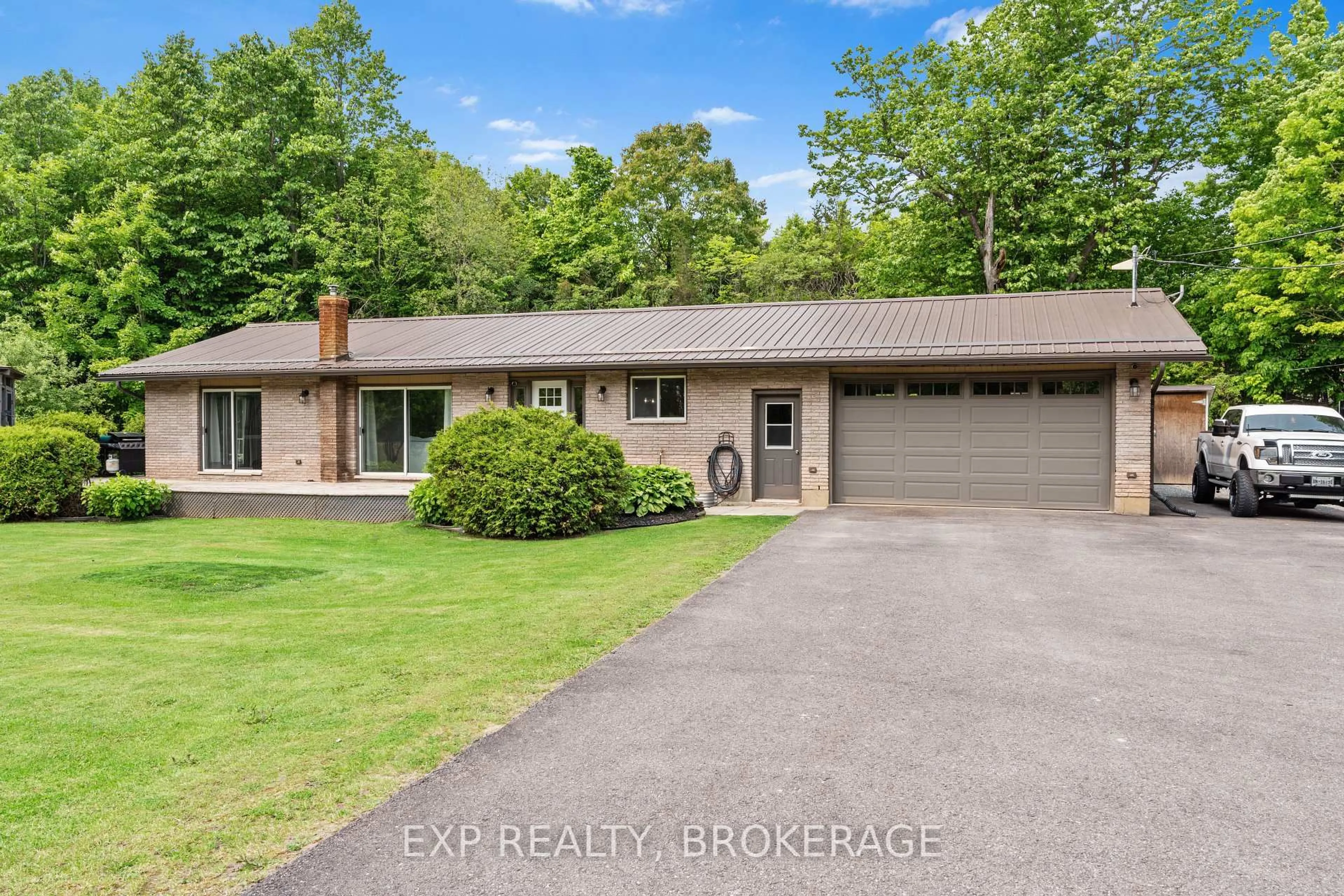 A pic from outside/outdoor area/front of a property/back of a property/a pic from drone, water/lake/river/ocean view for 8283 PERTH Rd, Perth Road Ontario K0H 2L0