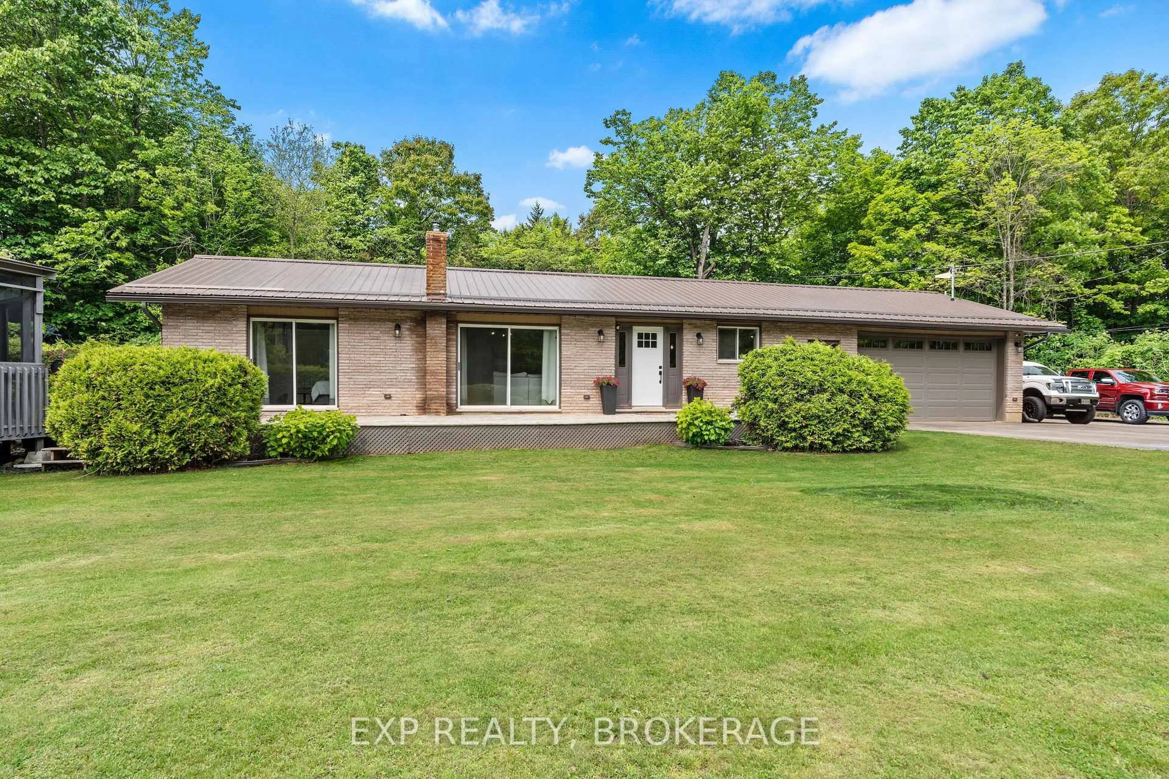 A pic from outside/outdoor area/front of a property/back of a property/a pic from drone, water/lake/river/ocean view for 8283 PERTH Rd, Perth Road Ontario K0H 2L0