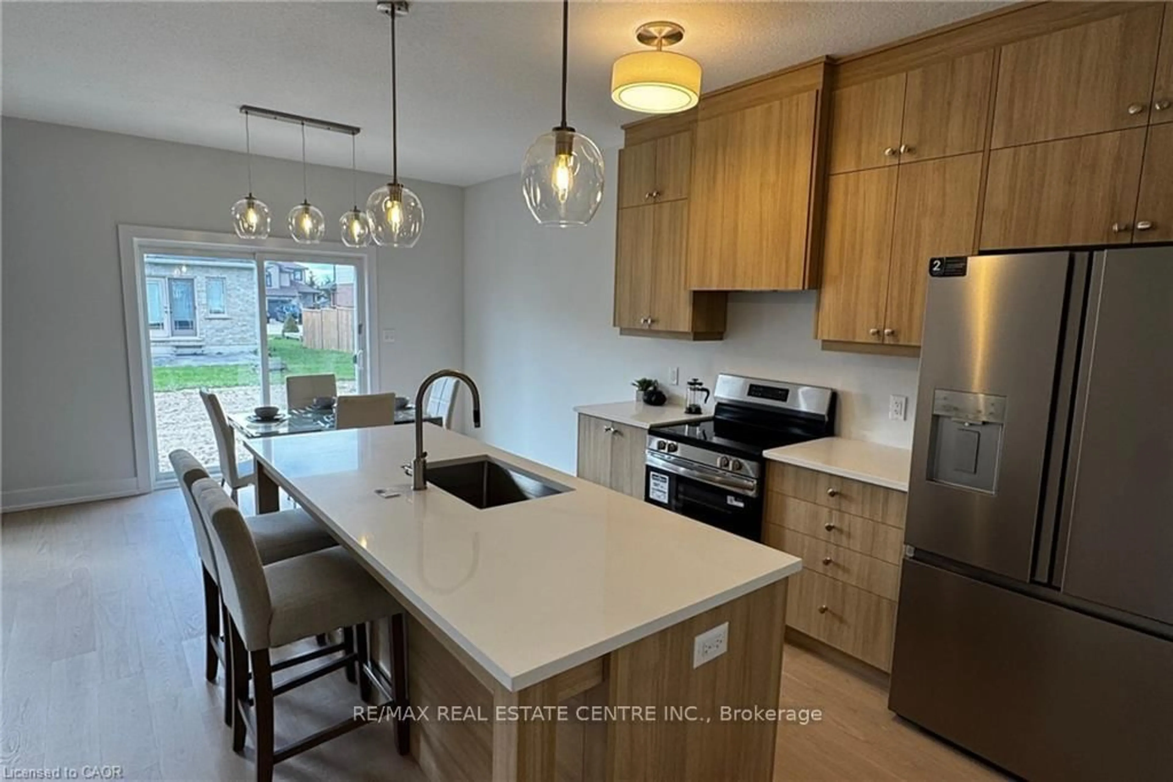 Open concept kitchen, ceramic/tile floor for 123 Maple St, Mapleton Ontario N0G 1P0