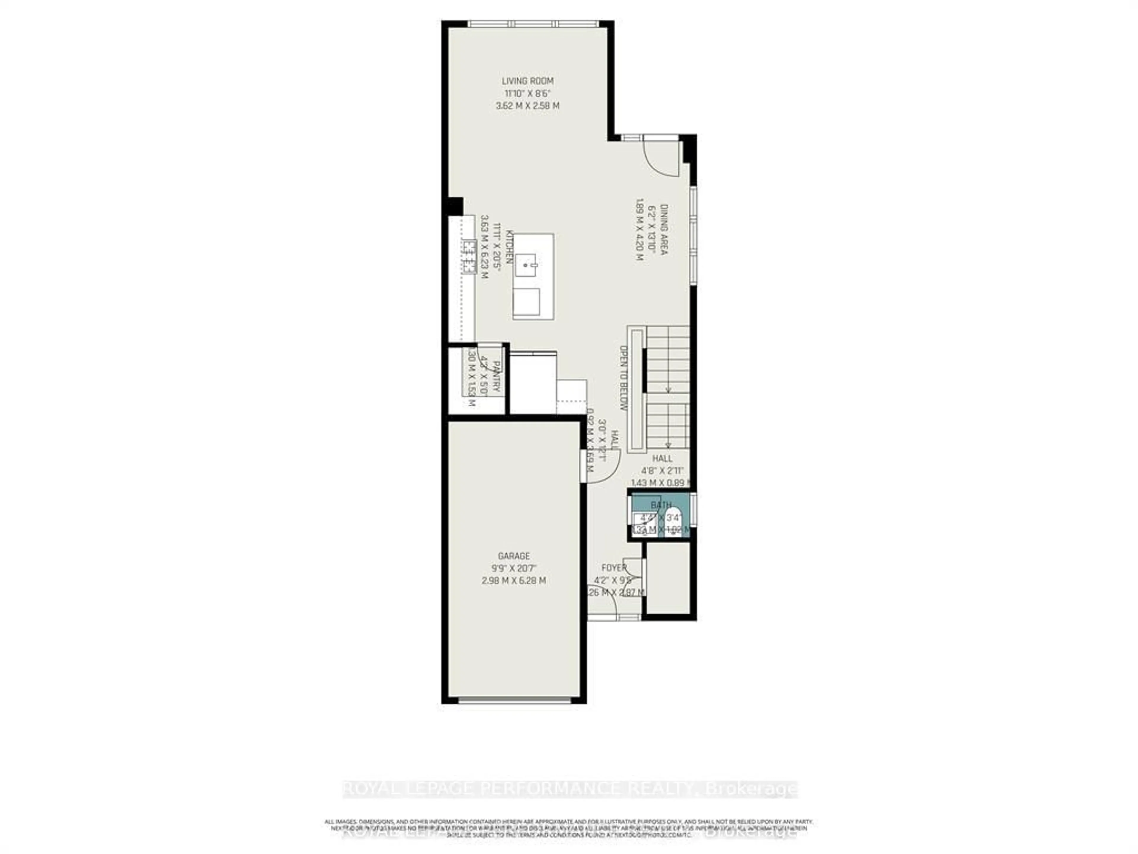 Floor plan for 355 Cornice St, Ottawa Ontario K1W 0P8