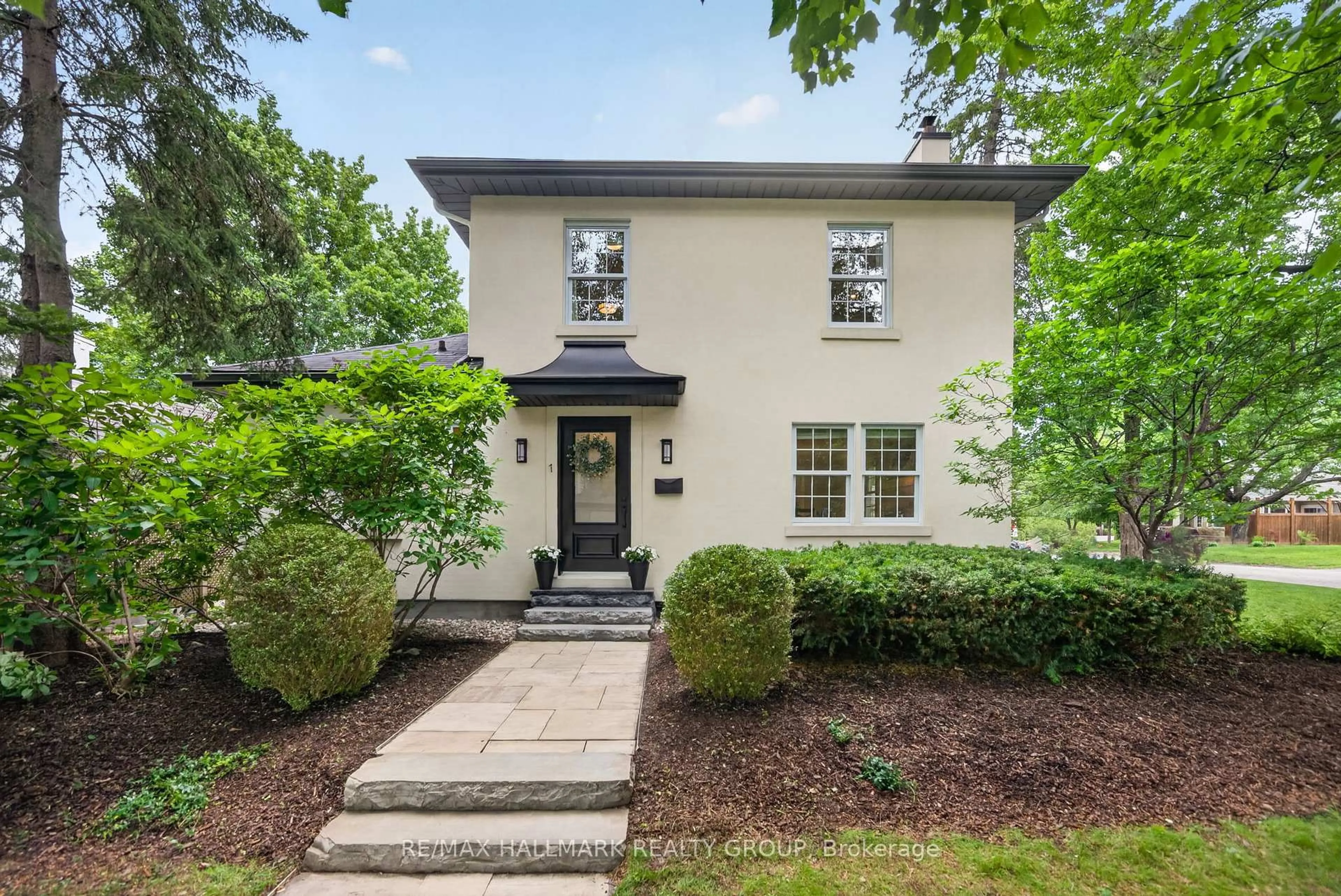 Home with brick exterior material, street for 1 BEDFORD Cres, Ottawa Ontario K1K 0E3