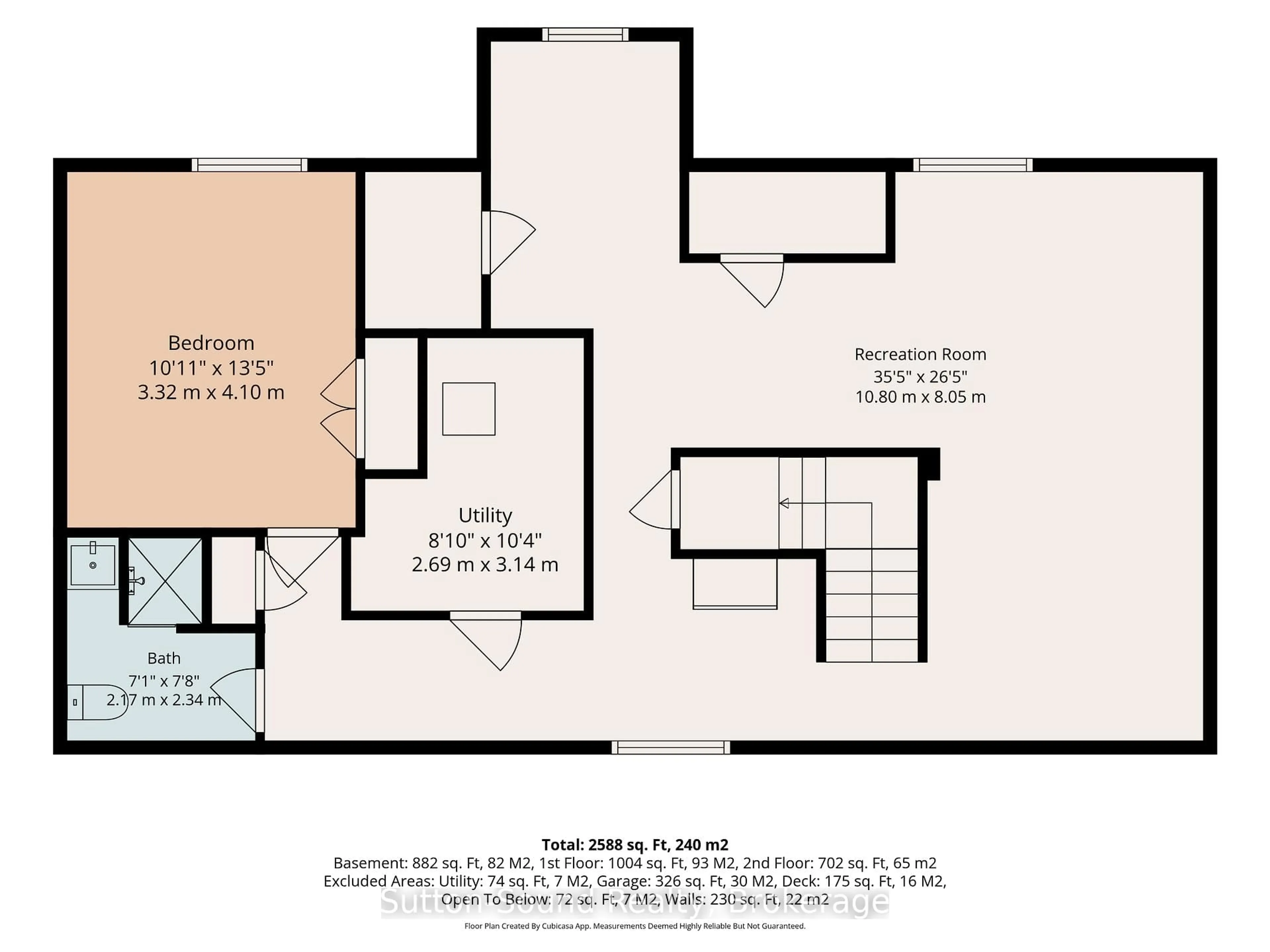 Floor plan for 460 8TH Ave, Owen Sound Ontario N4K 6S8