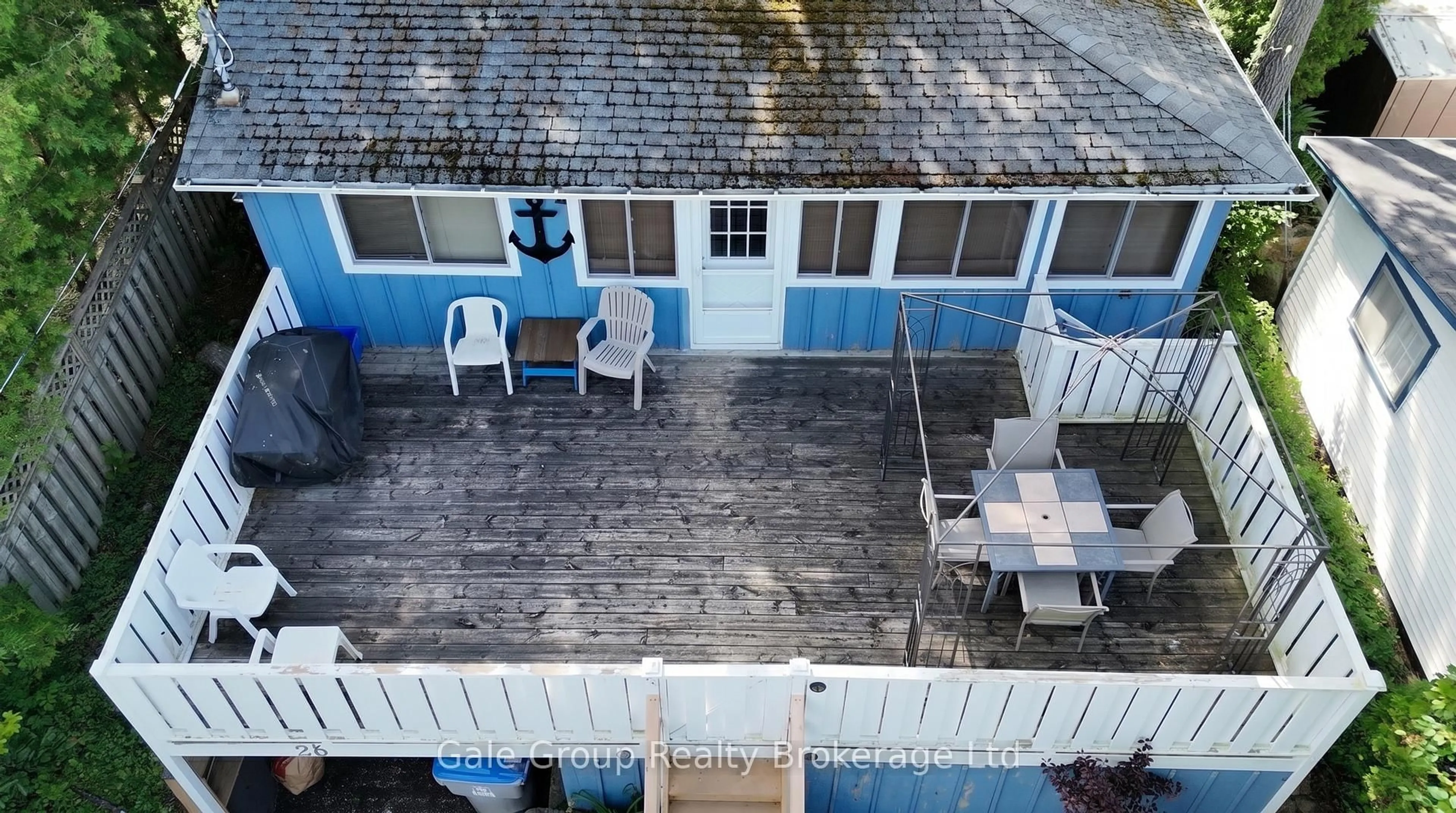 A pic from outside/outdoor area/front of a property/back of a property/a pic from drone, water/lake/river/ocean view for 26 Woodward Ave, Lambton Shores Ontario N0M 1T0