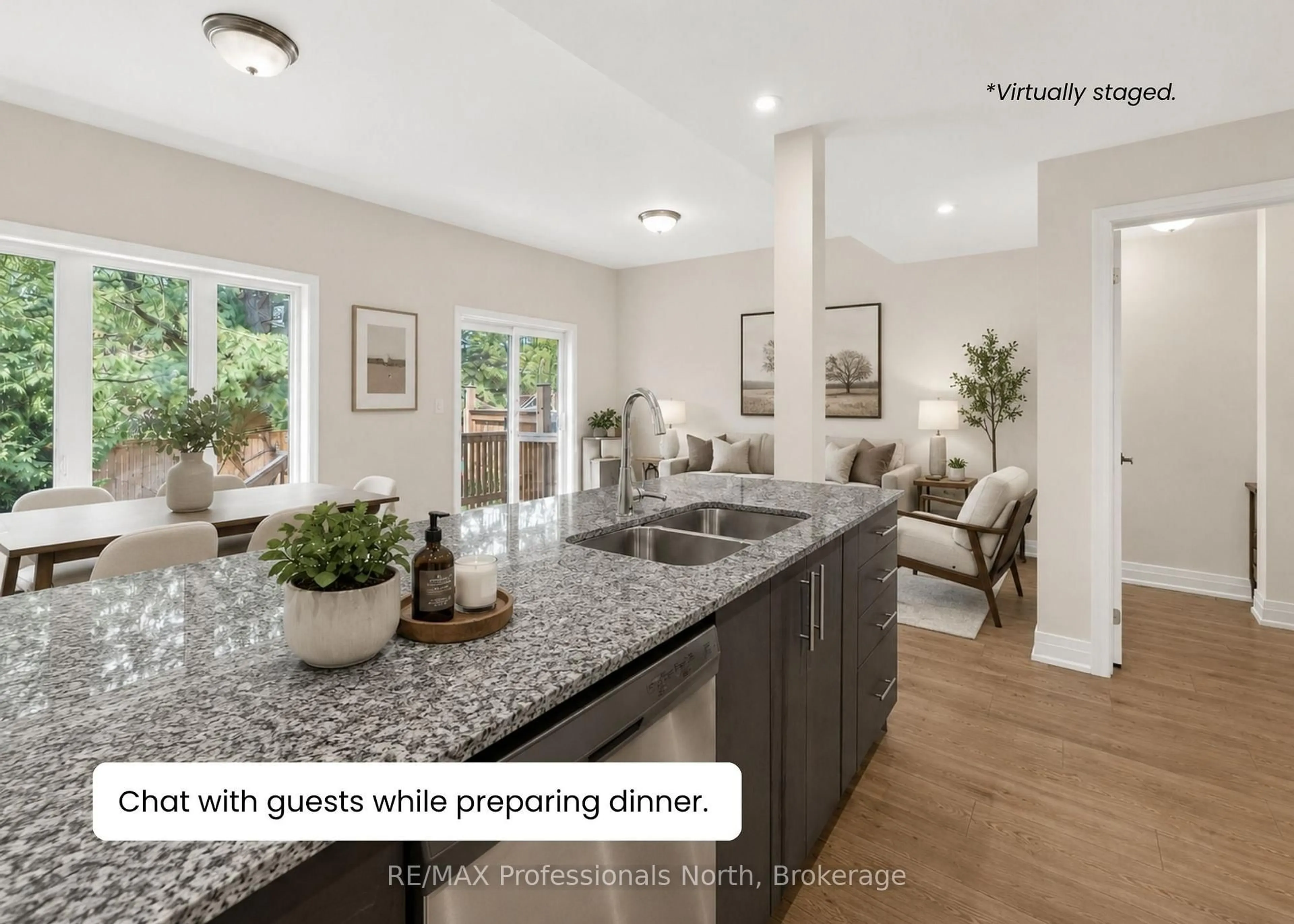 Open concept kitchen, unknown for 393 Manitoba St #5, Bracebridge Ontario P1L 0G1