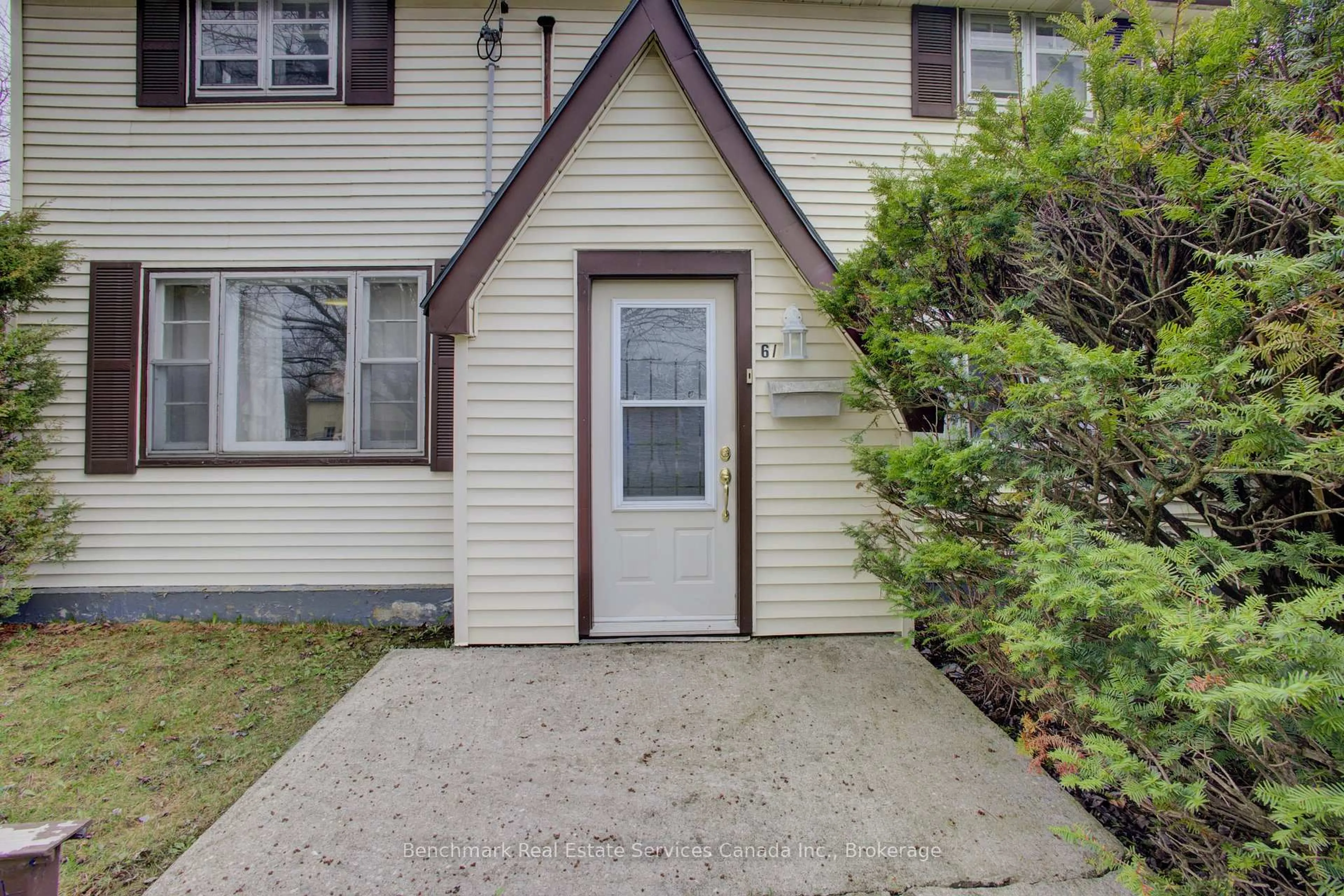 Home with vinyl exterior material, street for 61 St. John St, St. Marys Ontario N4X 1A6