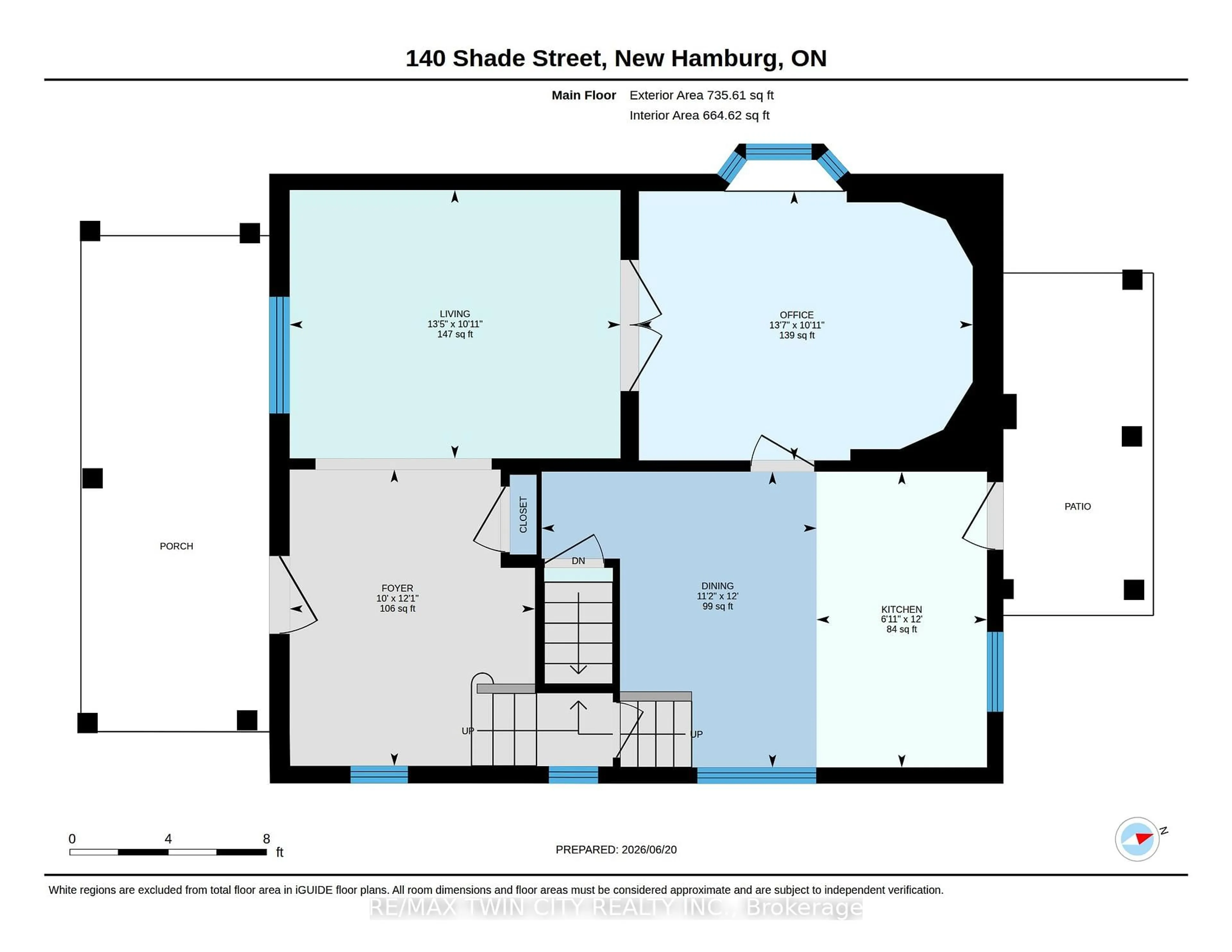 Floor plan for 140 Shade St, Wilmot Ontario N3A 4J2