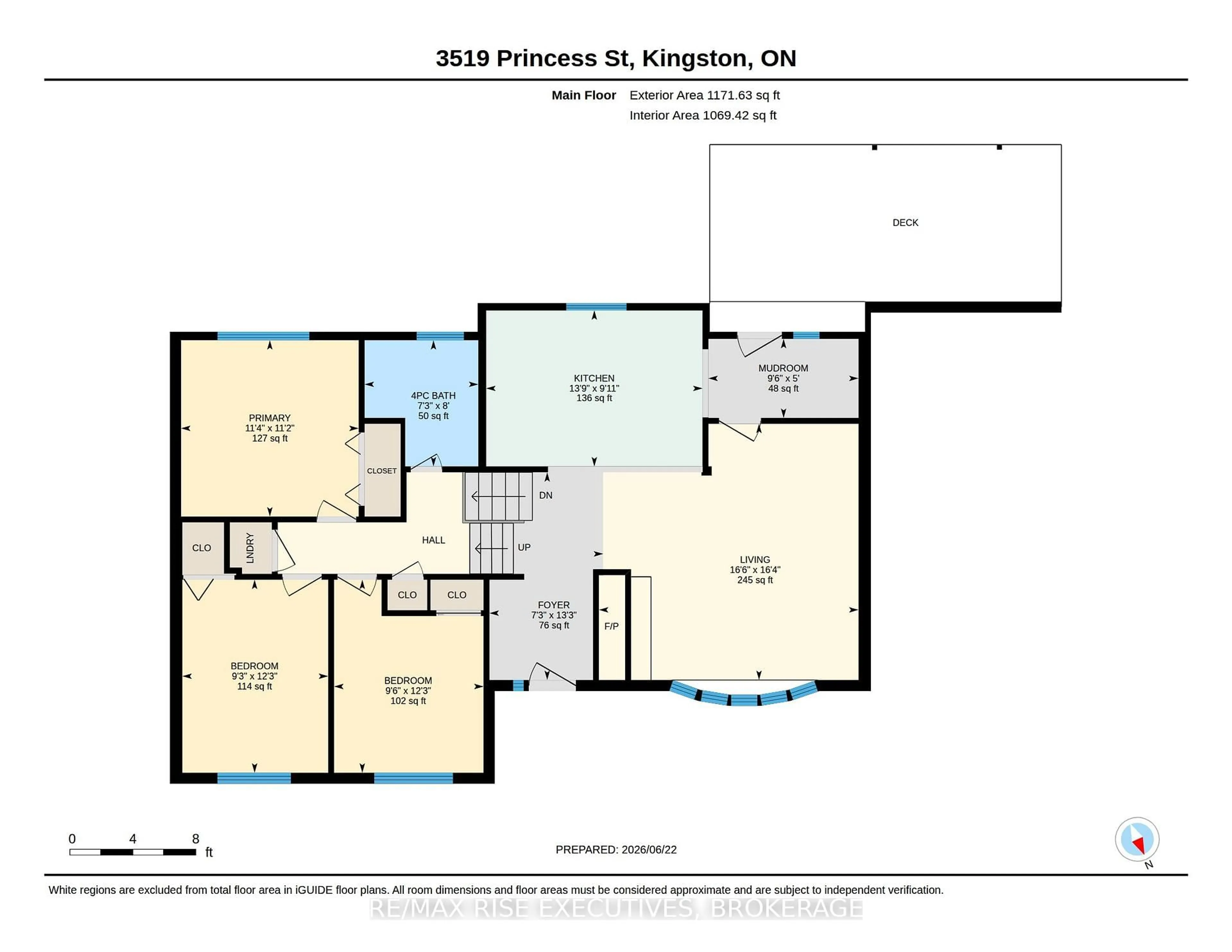 Floor plan for 3519 Princess St, Kingston Ontario K7P 3A7