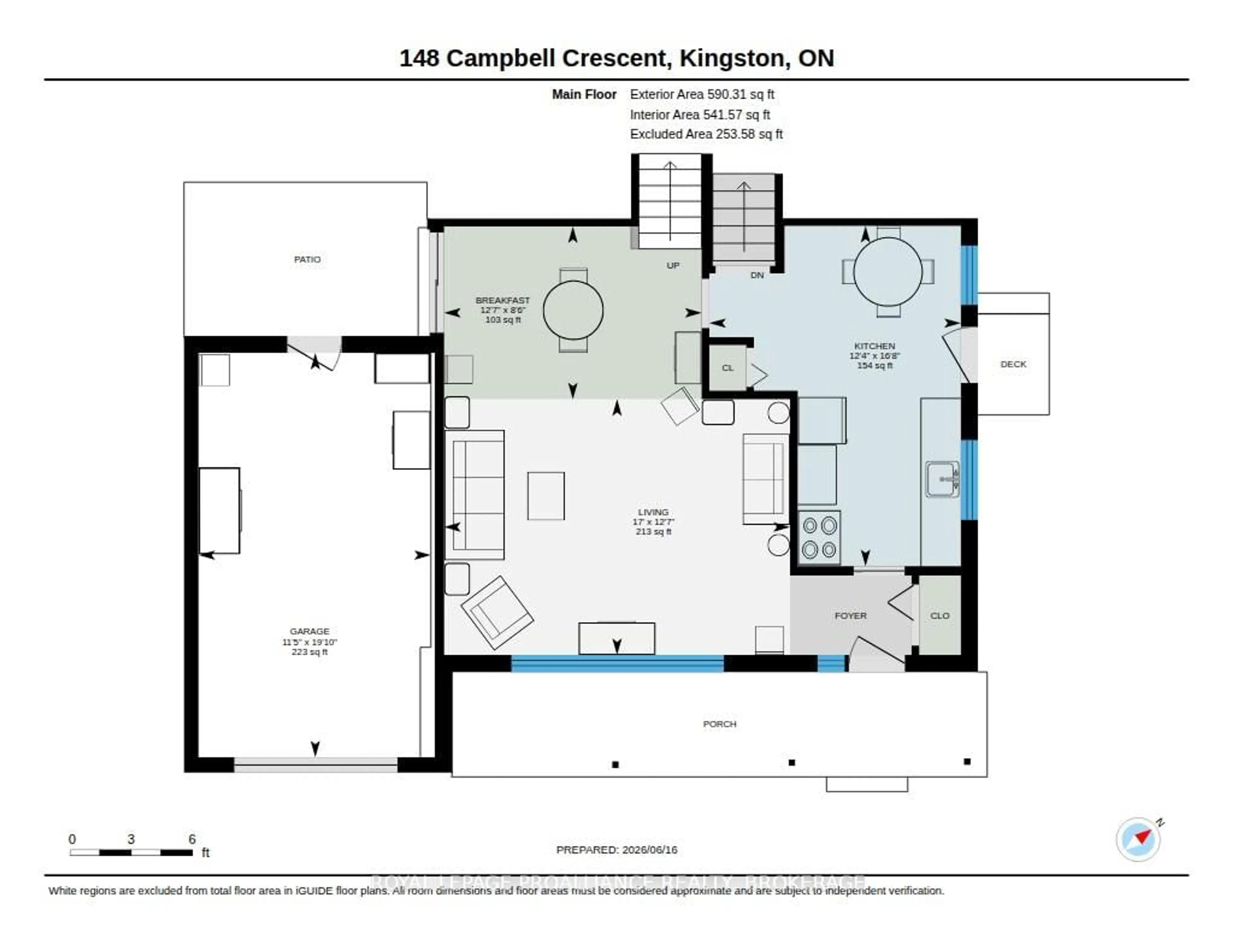 Floor plan for 148 Campbell Cres, Kingston Ontario K7M 1Z5