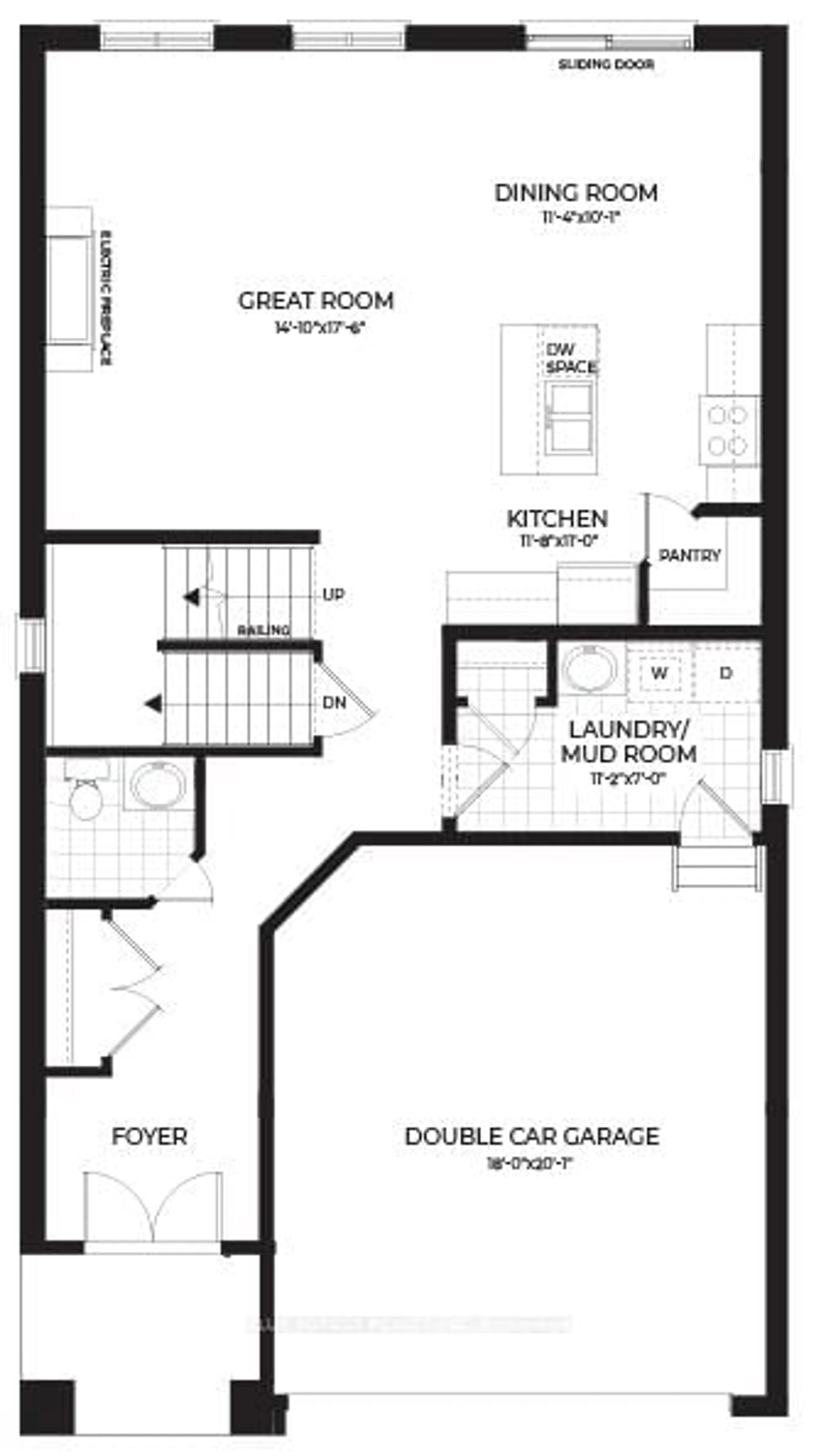 Floor plan for LOT 93 DARWIN Cres, London South Ontario N6P 0J6
