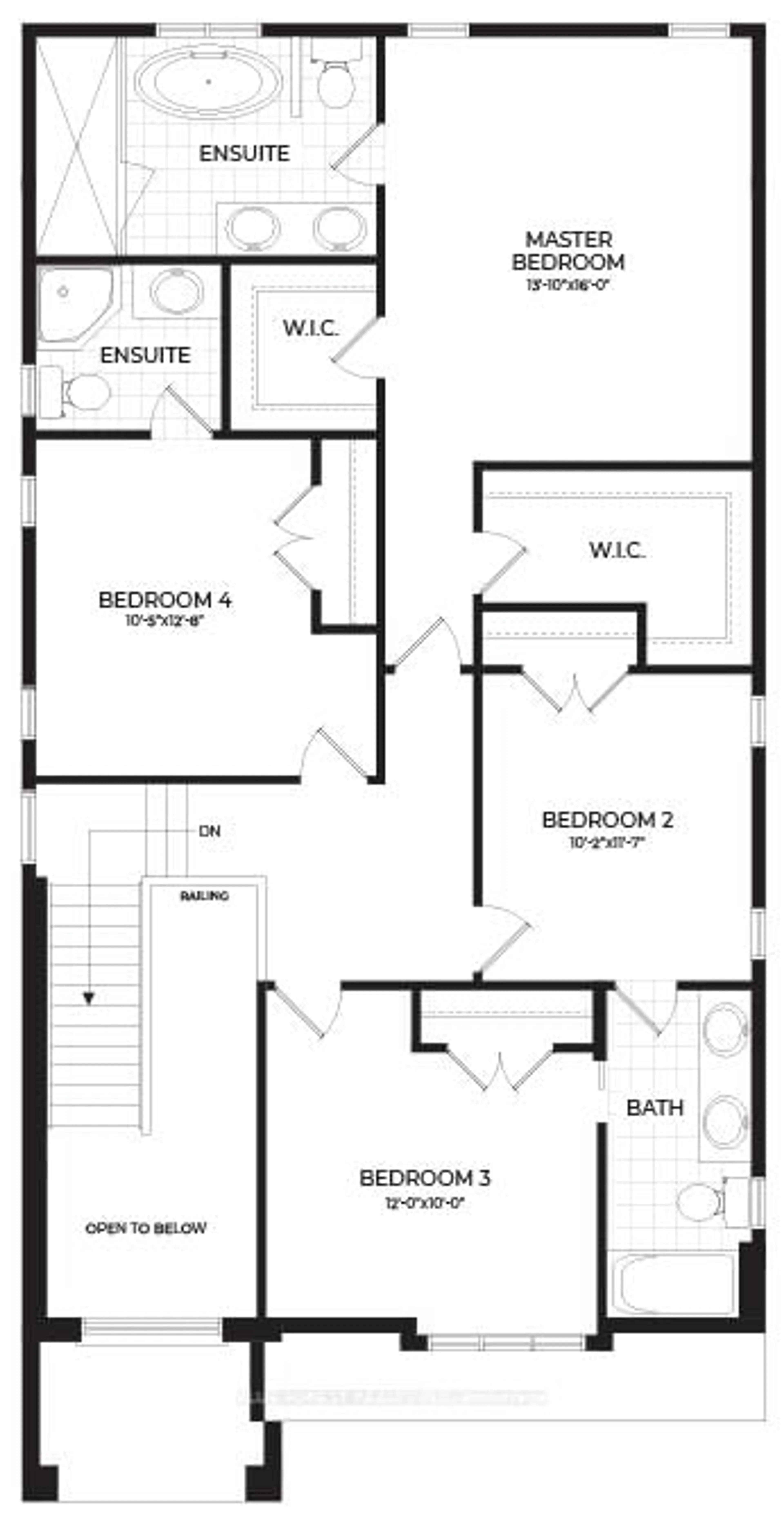 Floor plan for LOT 94 Darwin Cres, London South Ontario N6P 0J6