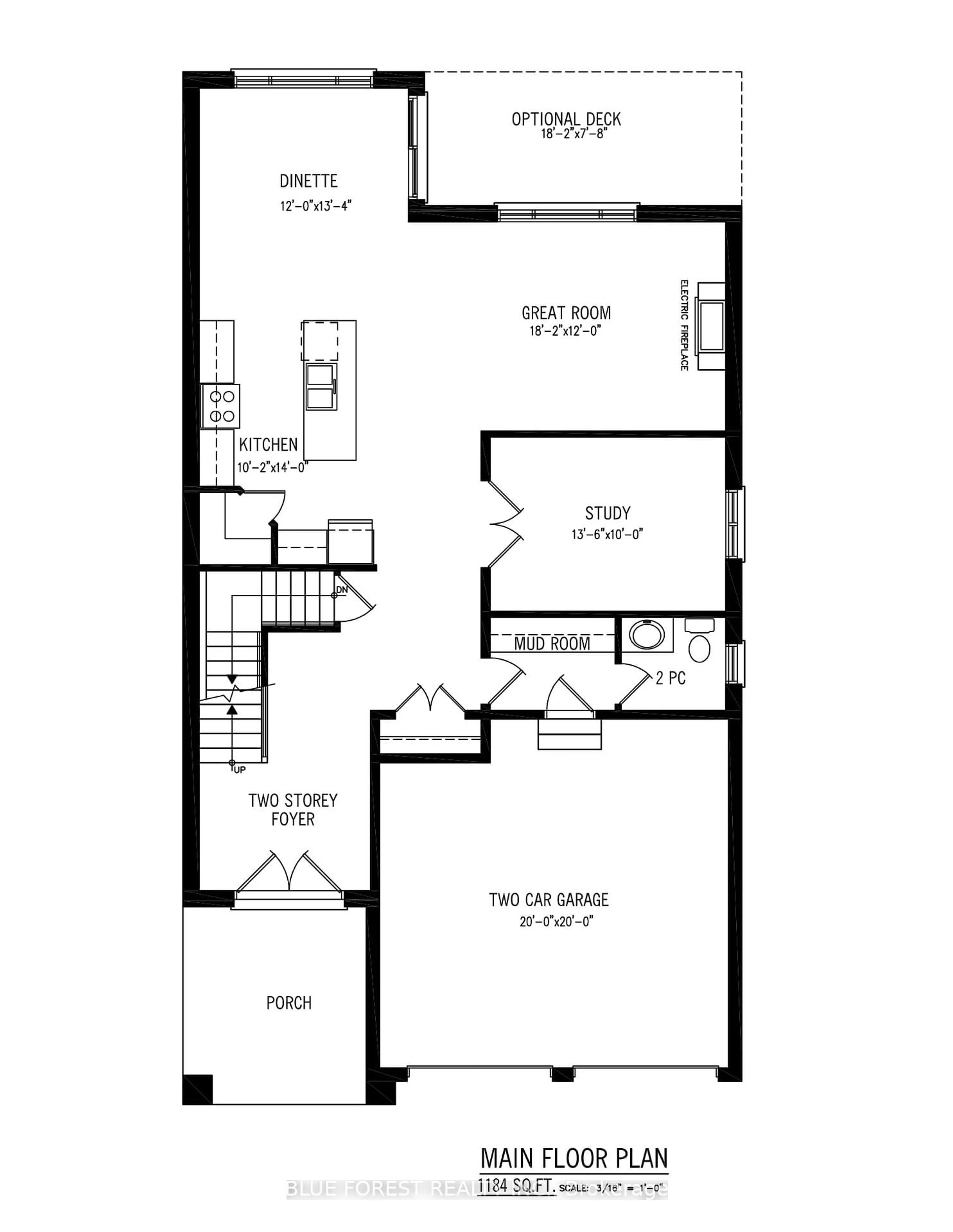 Floor plan for LOT 95 DARWIN Cres, London South Ontario N6P 0J6
