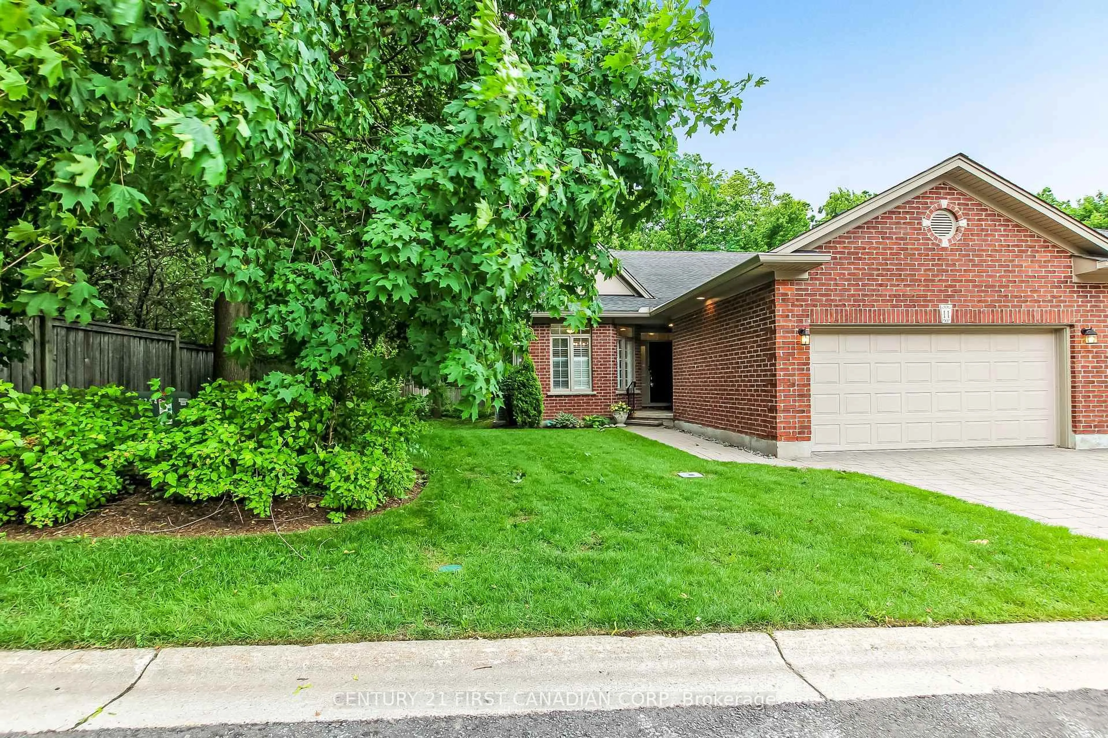 Home with brick exterior material, street for 417 Hyde Park Rd #11, London North Ontario N6H 3R9