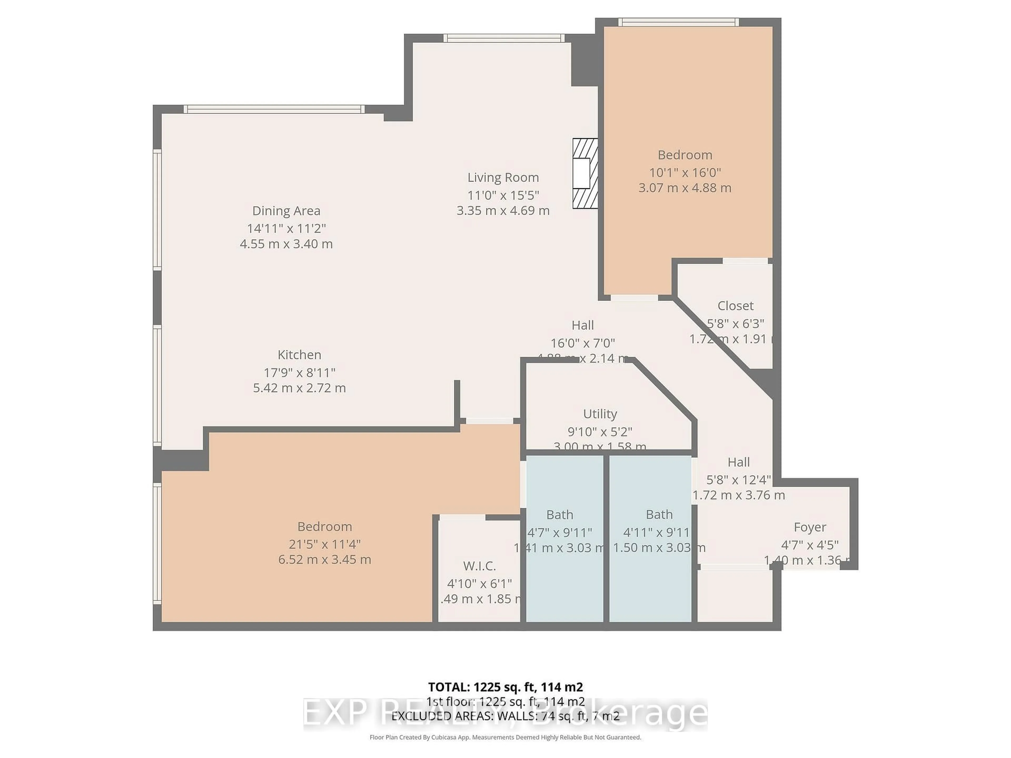 Floor plan for 1030 Coronation Dr #109, London North Ontario N6G 0G5
