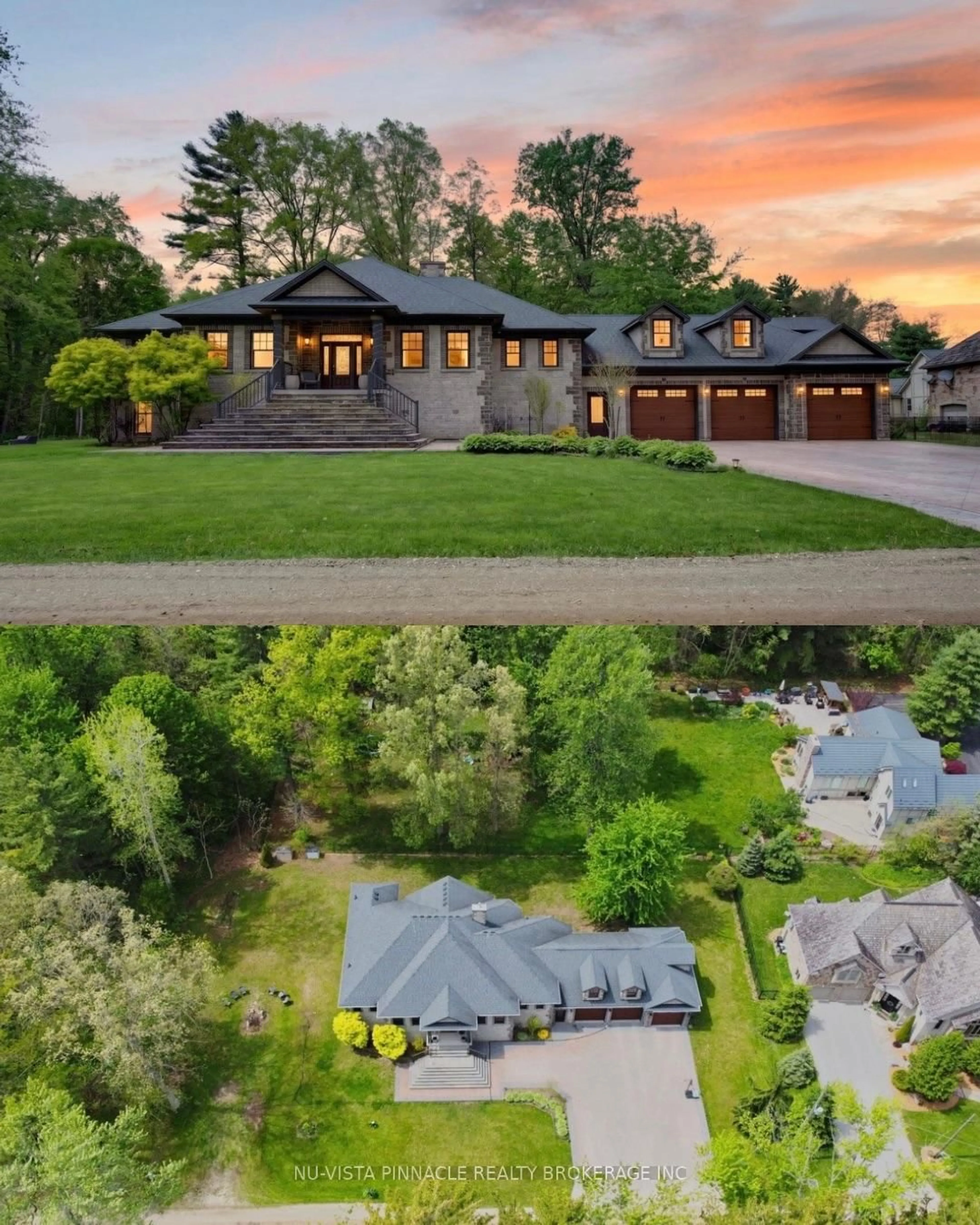 A pic from outside/outdoor area/front of a property/back of a property/a pic from drone, mountain view for 9082 Ferne Dr, Strathroy-Caradoc Ontario N0L 1W0
