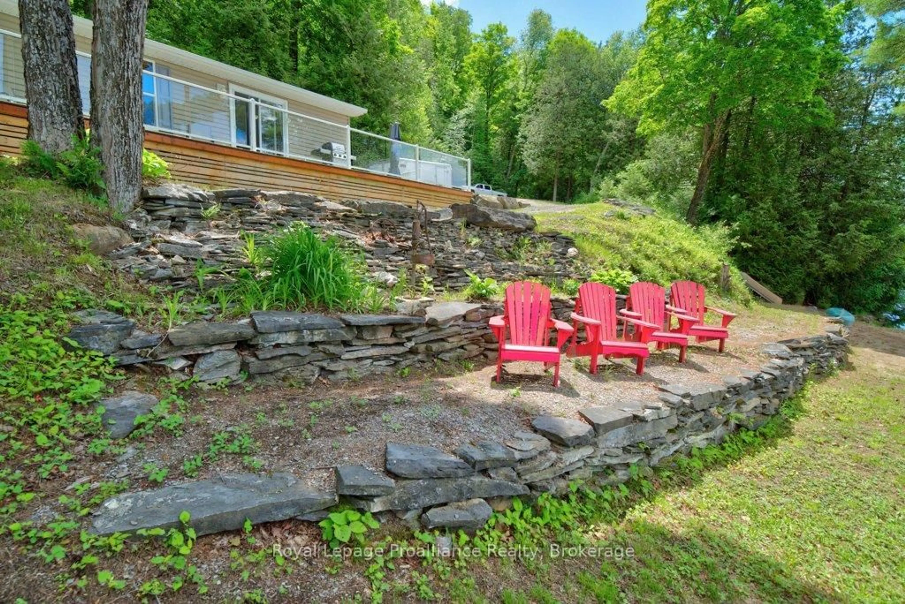 Patio, water/lake/river/ocean view for 1047A Little Miss Lane, Cloyne Ontario K0H 1K0