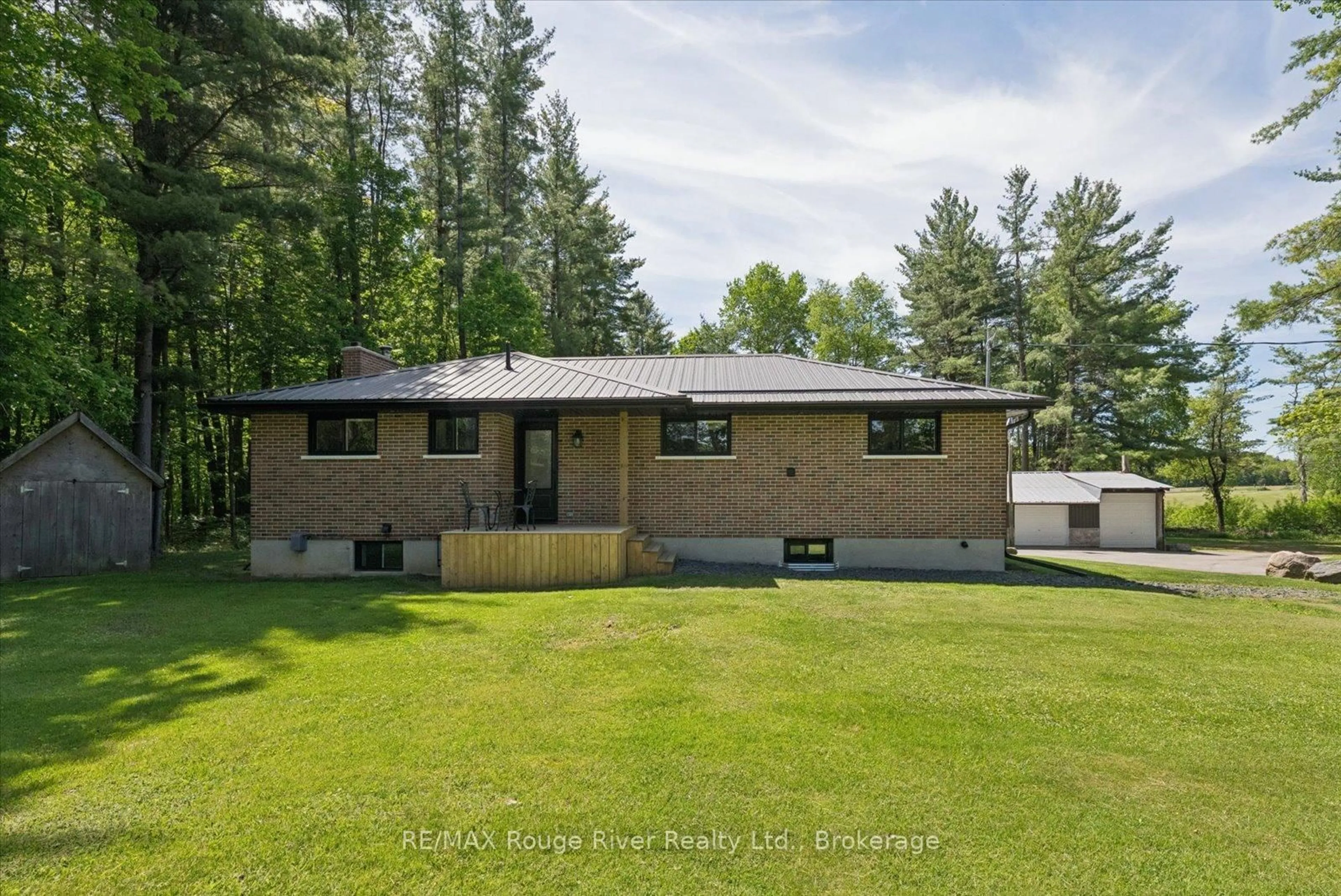 A pic from outside/outdoor area/front of a property/back of a property/a pic from drone, unknown for 1004 Telecom Rd, Kawartha Lakes Ontario L0A 1K0