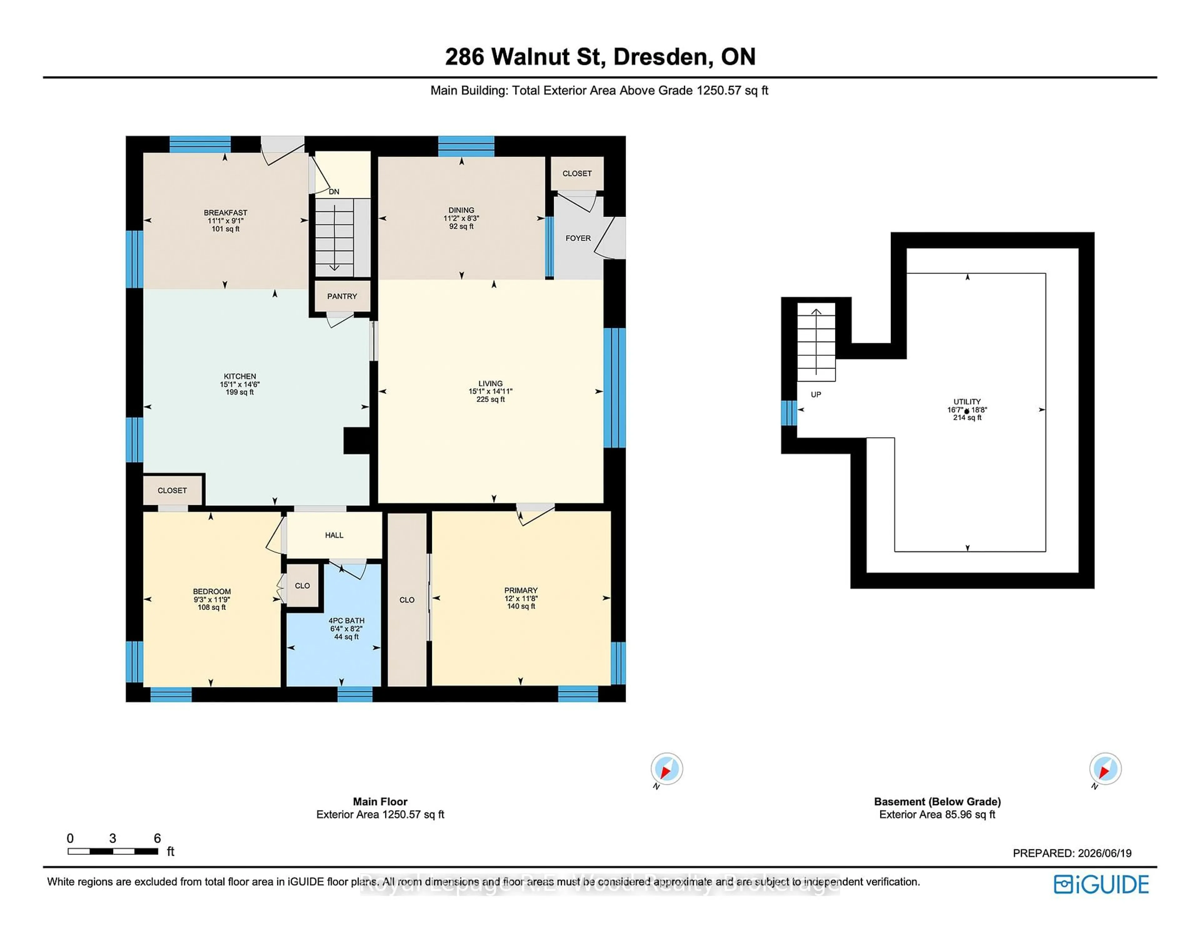 Floor plan for 286 Walnut St, Chatham-Kent Ontario N0P 1M0