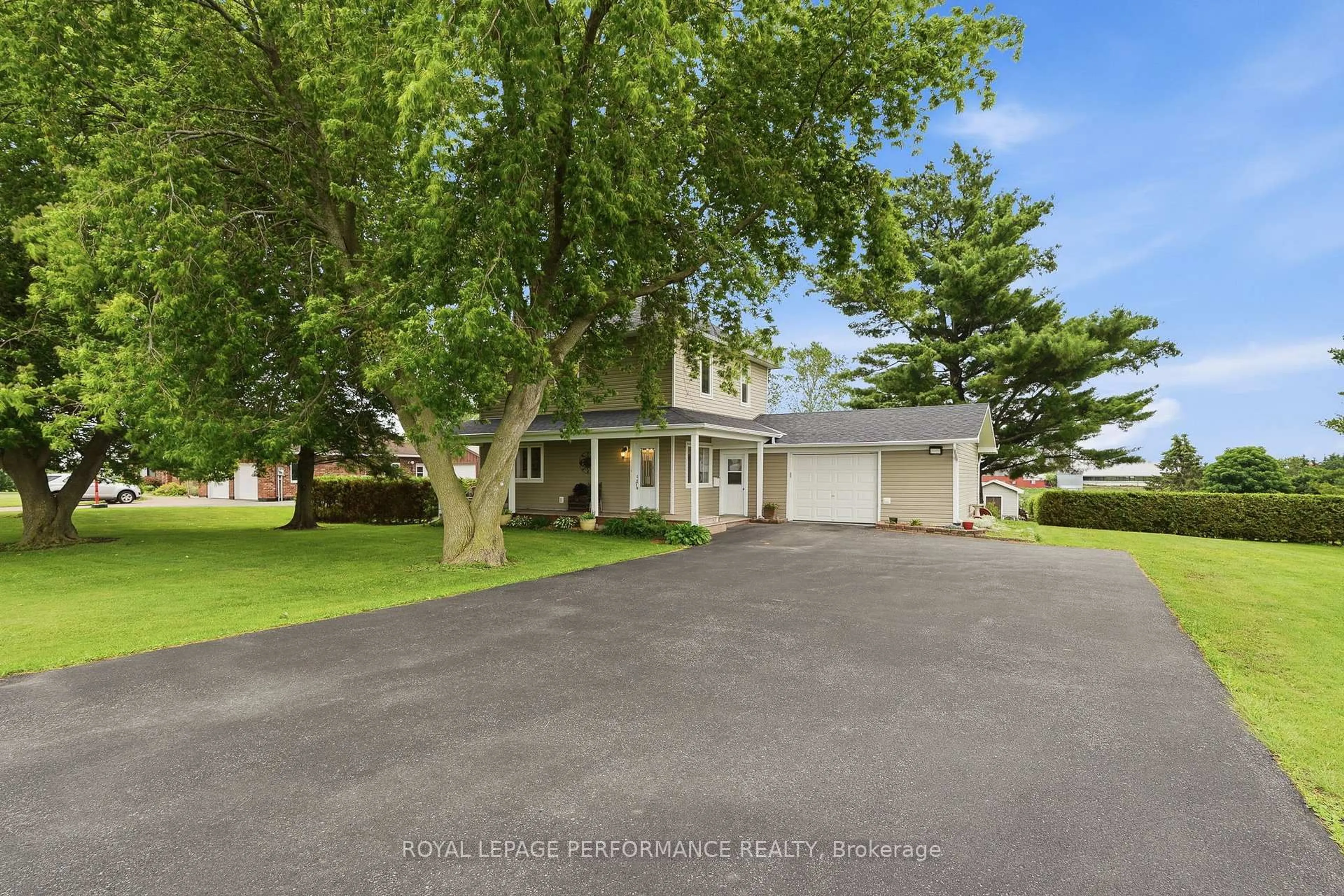 A pic from outside/outdoor area/front of a property/back of a property/a pic from drone, street for 1169 650 Rte, The Nation Ontario K0A 1M0
