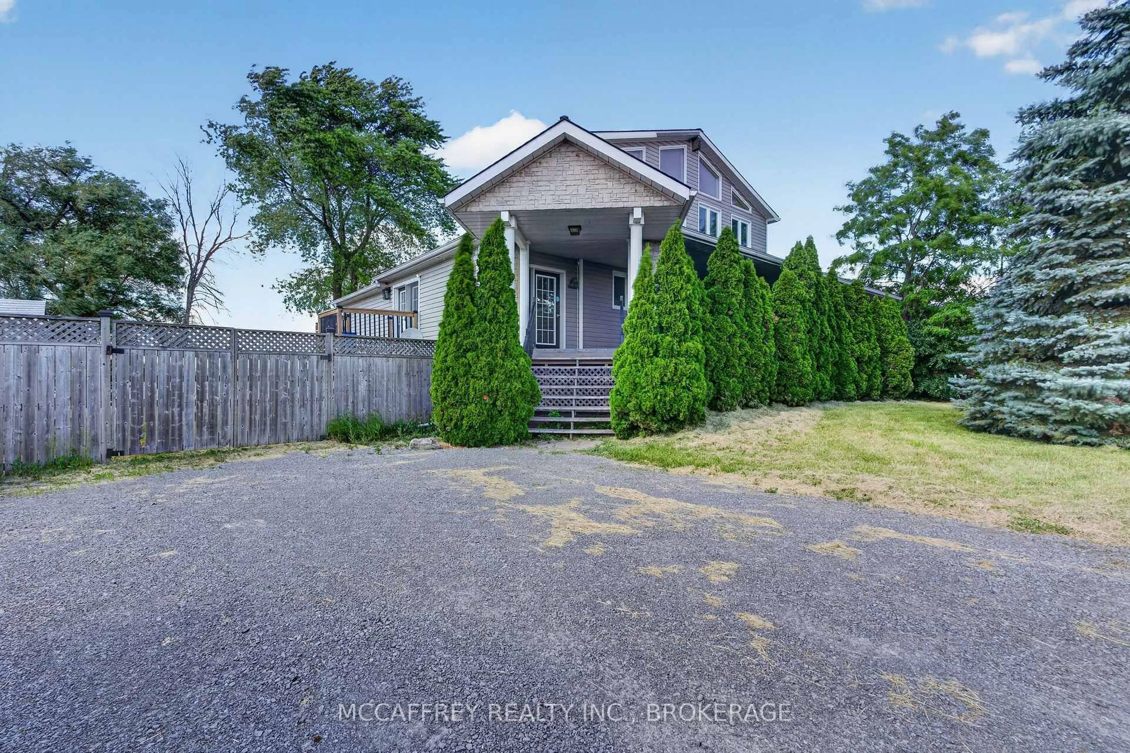 A pic from outside/outdoor area/front of a property/back of a property/a pic from drone, street for 869 Third Concession Rd, Napanee Ontario K7R 3K7