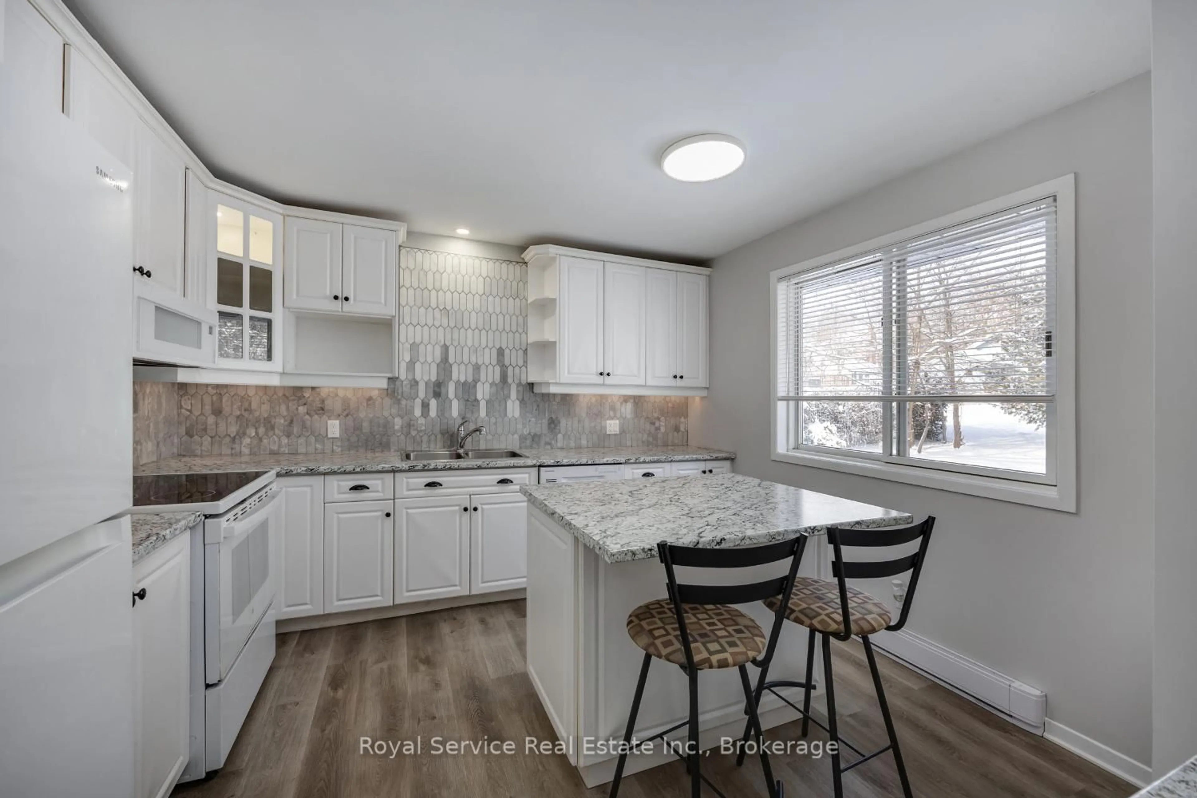 Open concept kitchen, ceramic/tile floor for 13 Creek St, Cramahe Ontario K0K 1S0