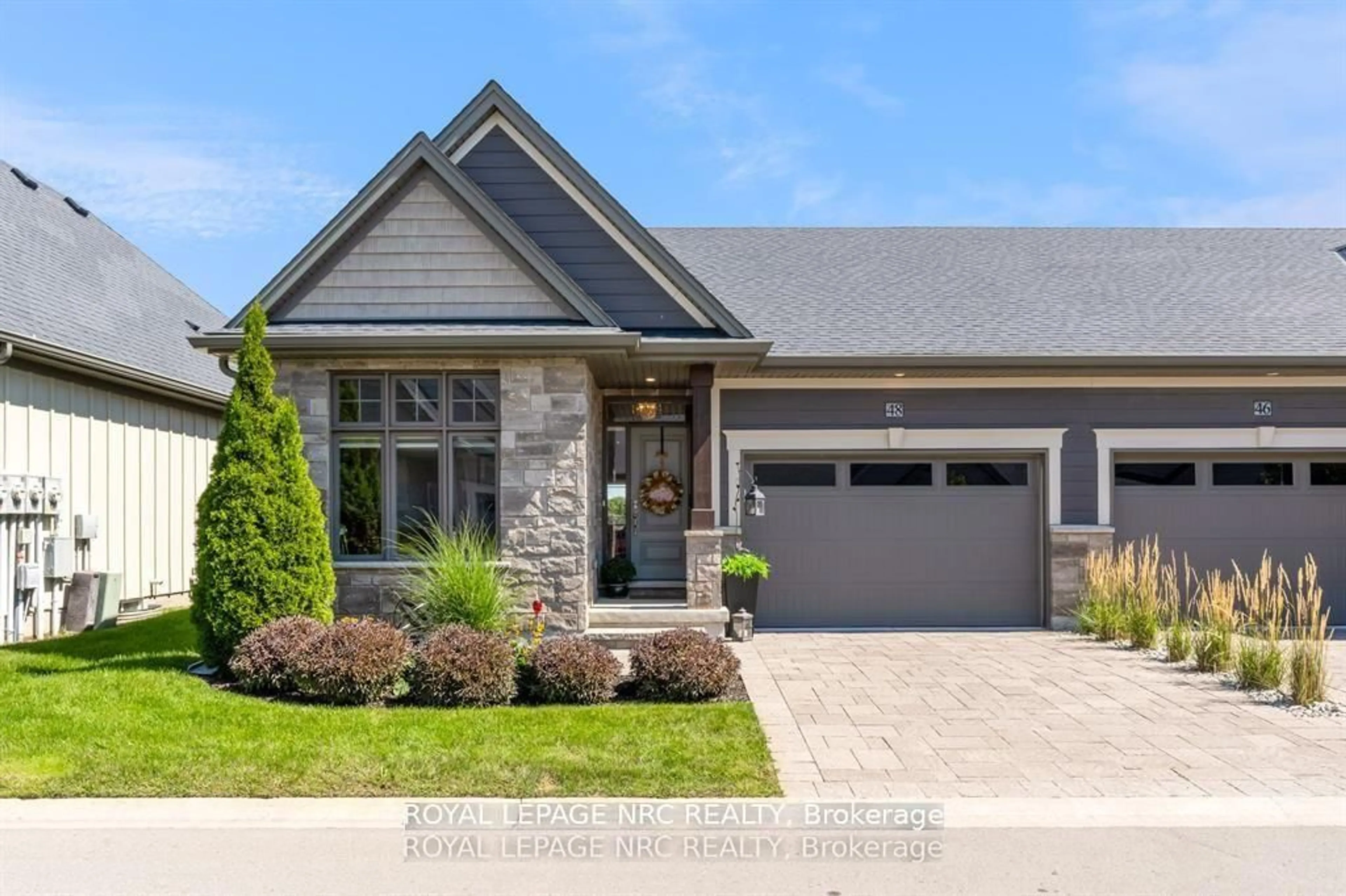 Home with brick exterior material, street for 180 Port Robinson Rd #48, Pelham Ontario L0S 1E6