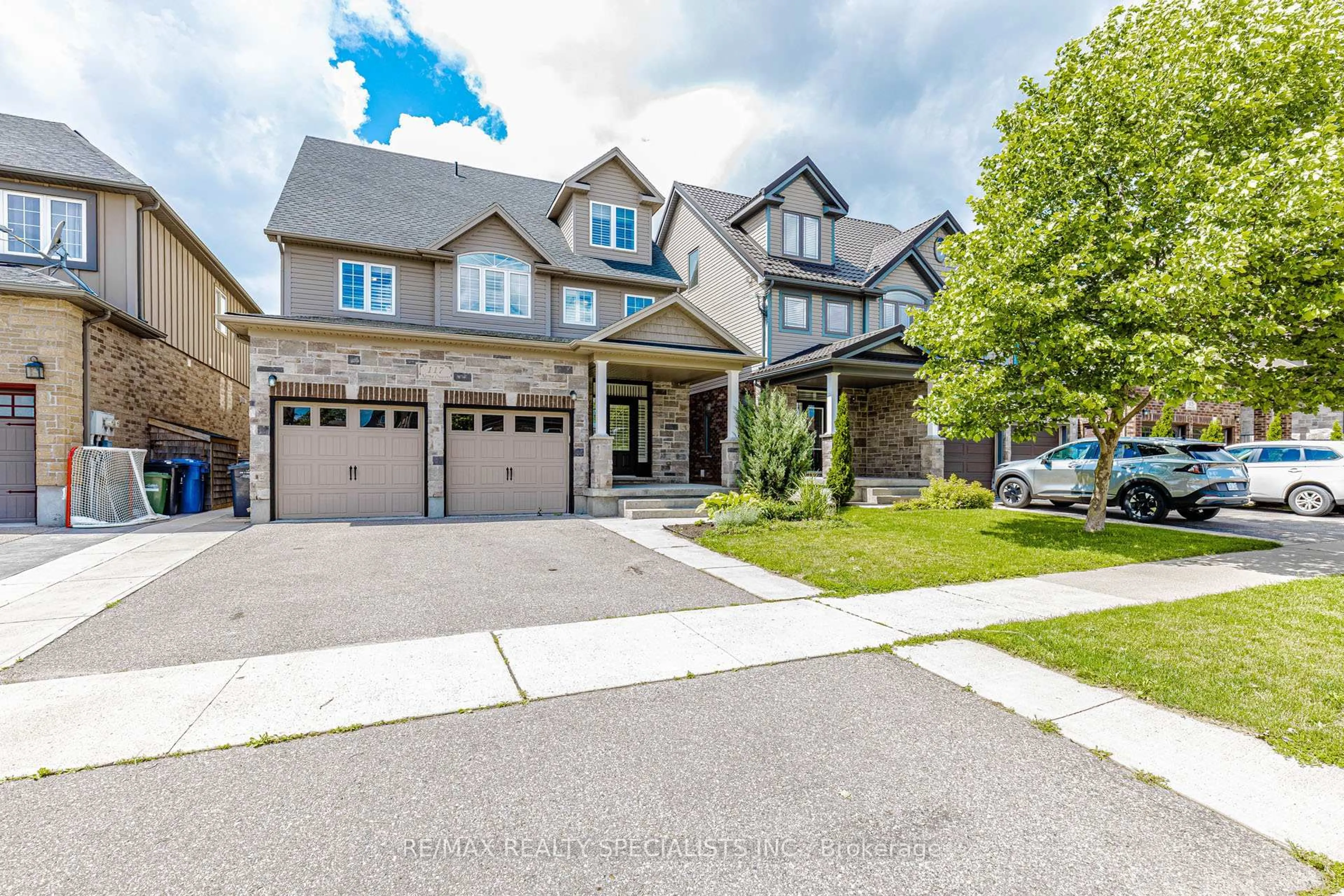 Home with brick exterior material, street for 117 Norma Cres, Guelph Ontario N1E 0K5