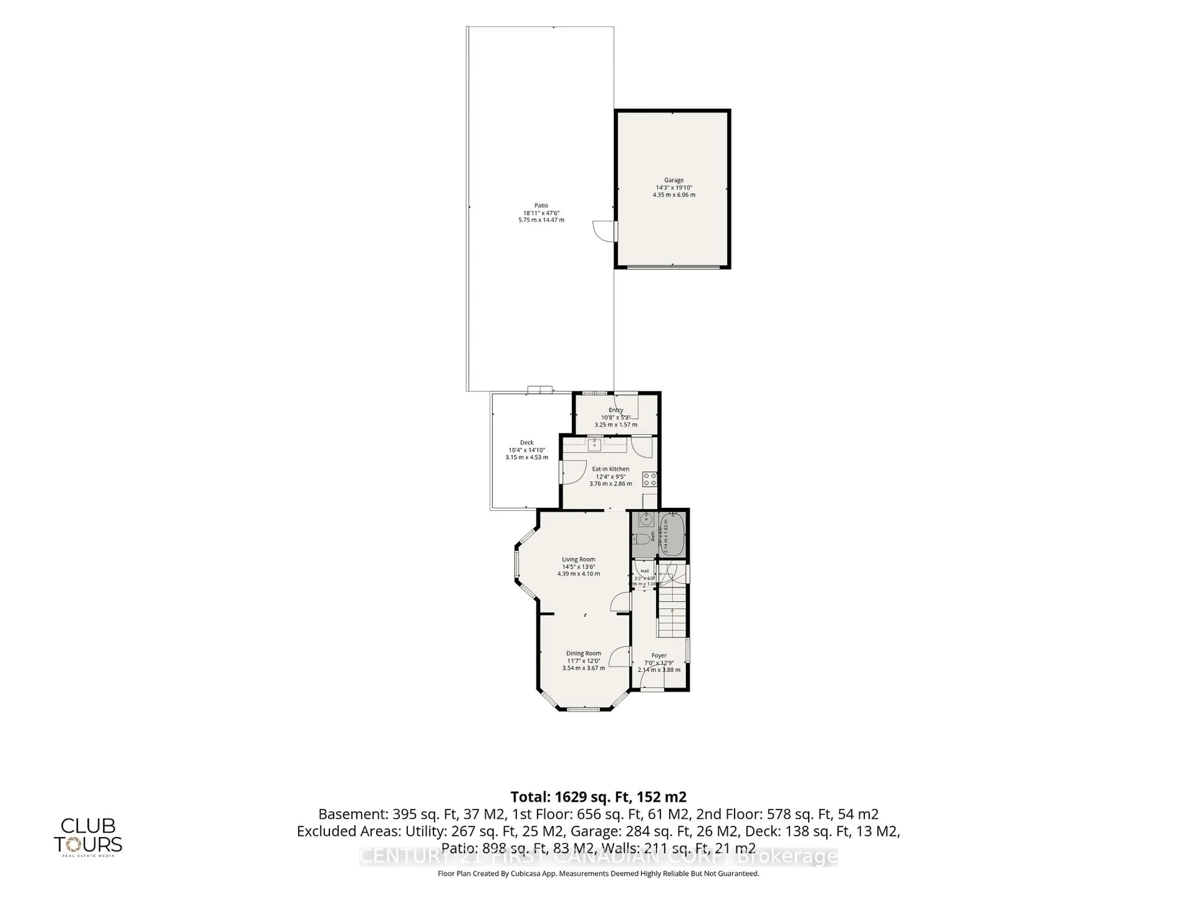 Floor plan for 56 Euclid Ave, London South Ontario N6C 1C1