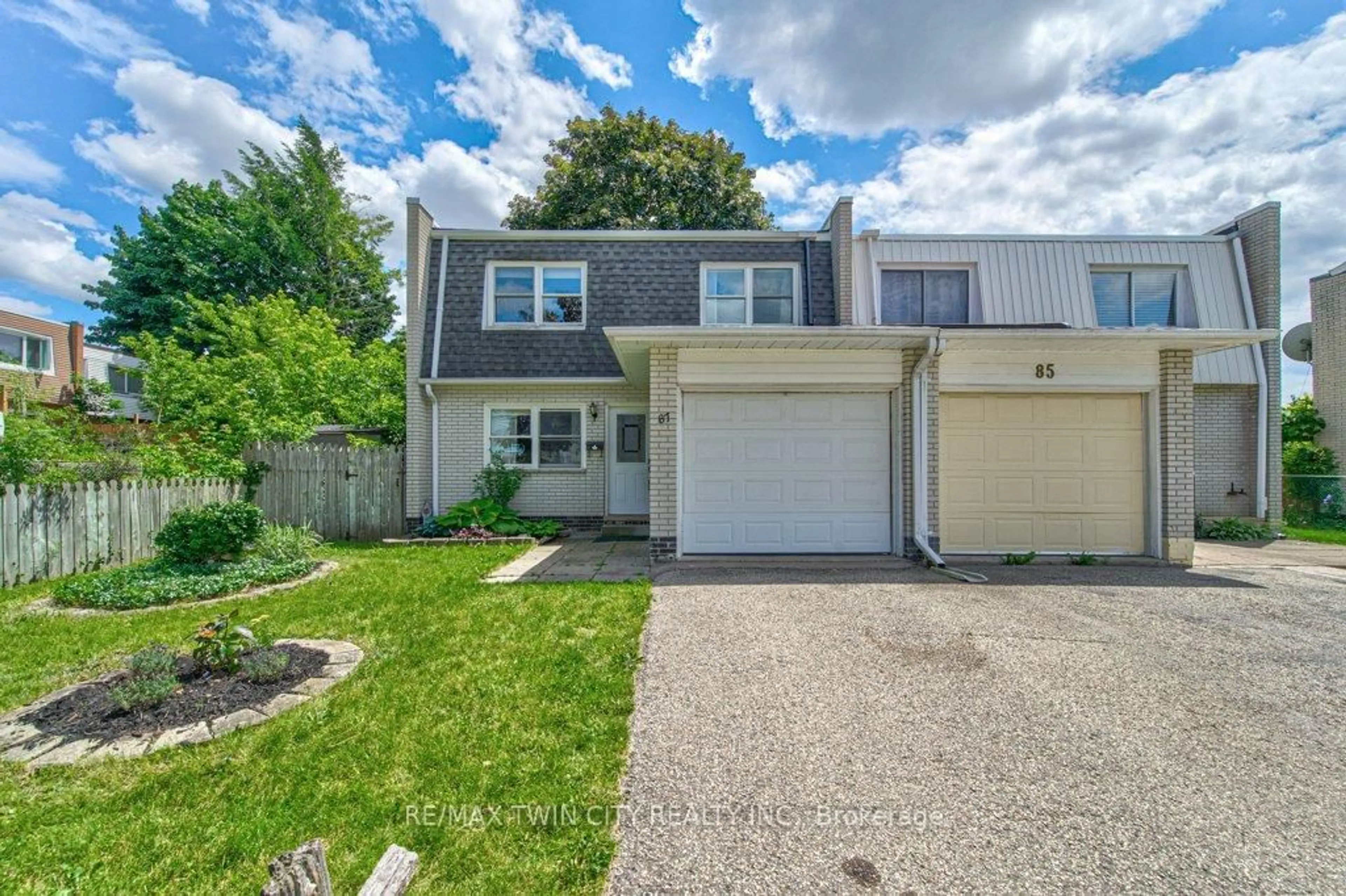 Home with vinyl exterior material, street for 87 Charles Best Pl, Kitchener Ontario N2M 5A4