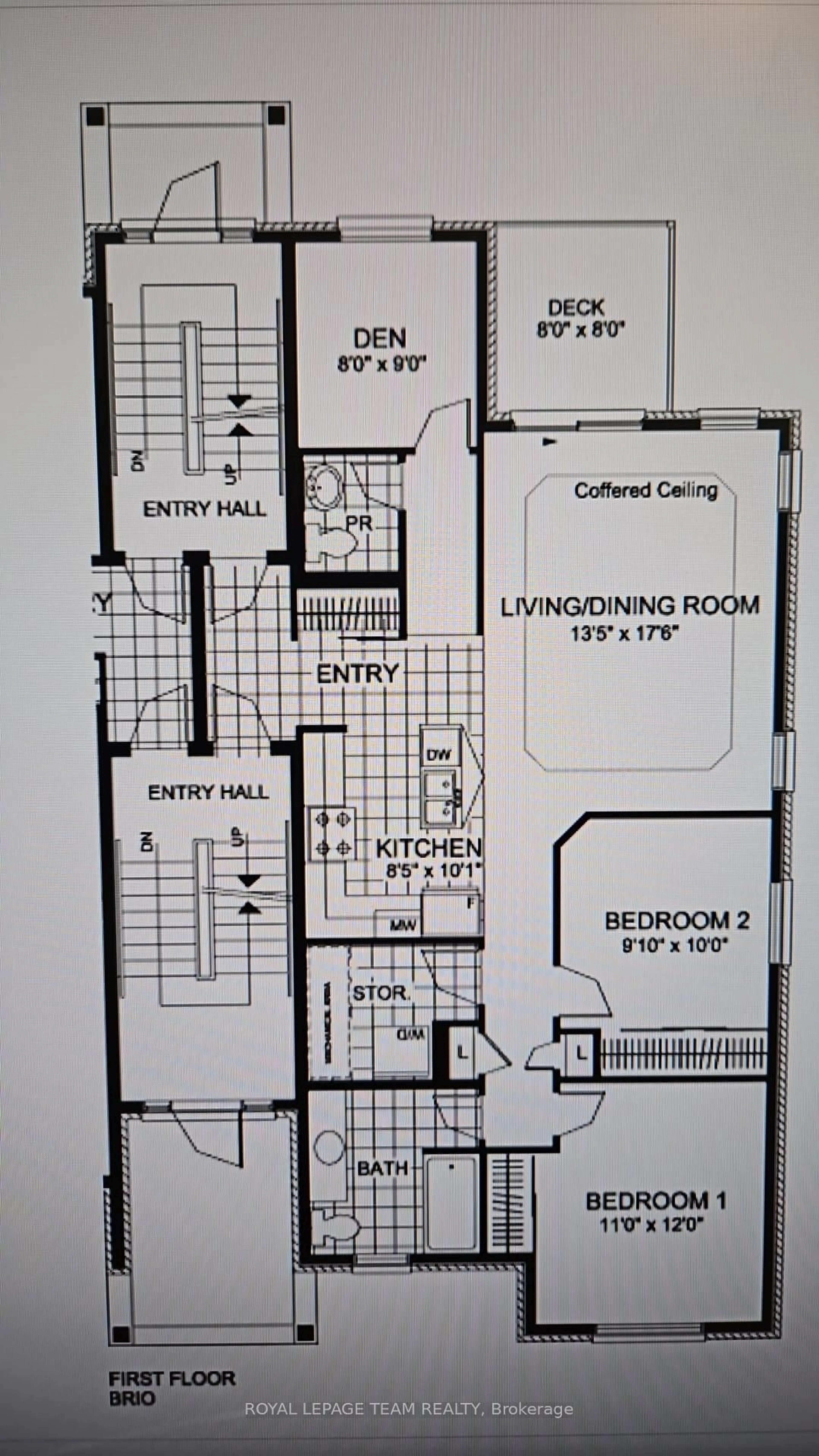 Floor plan for 236 Paseo Private #2, Ottawa Ontario K2G 4N7