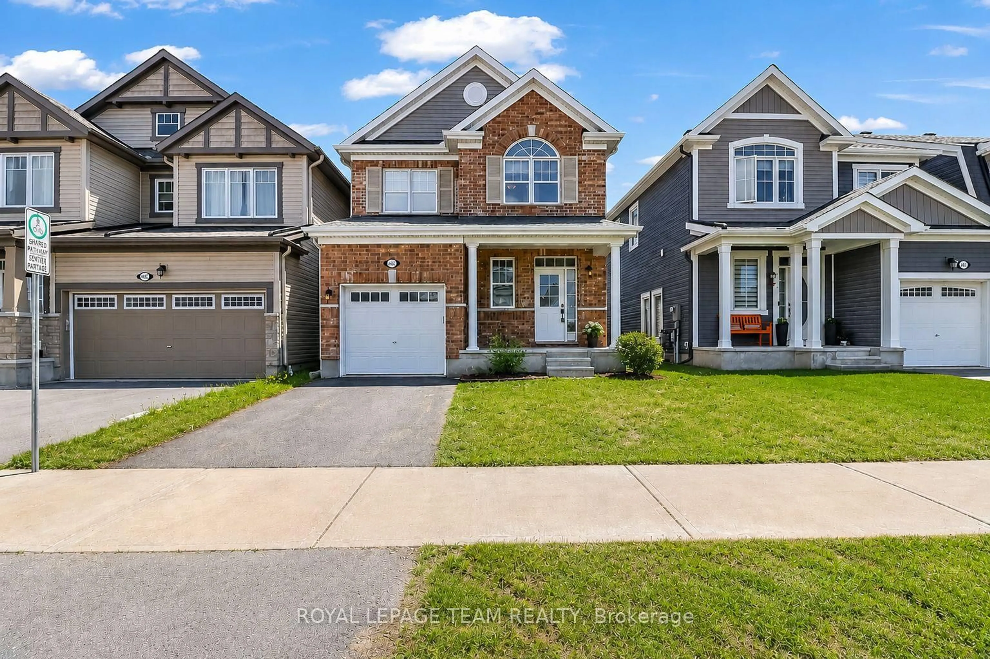 Home with brick exterior material, street for 4852 Abbott St, Stittsville Ontario K2V 0J9