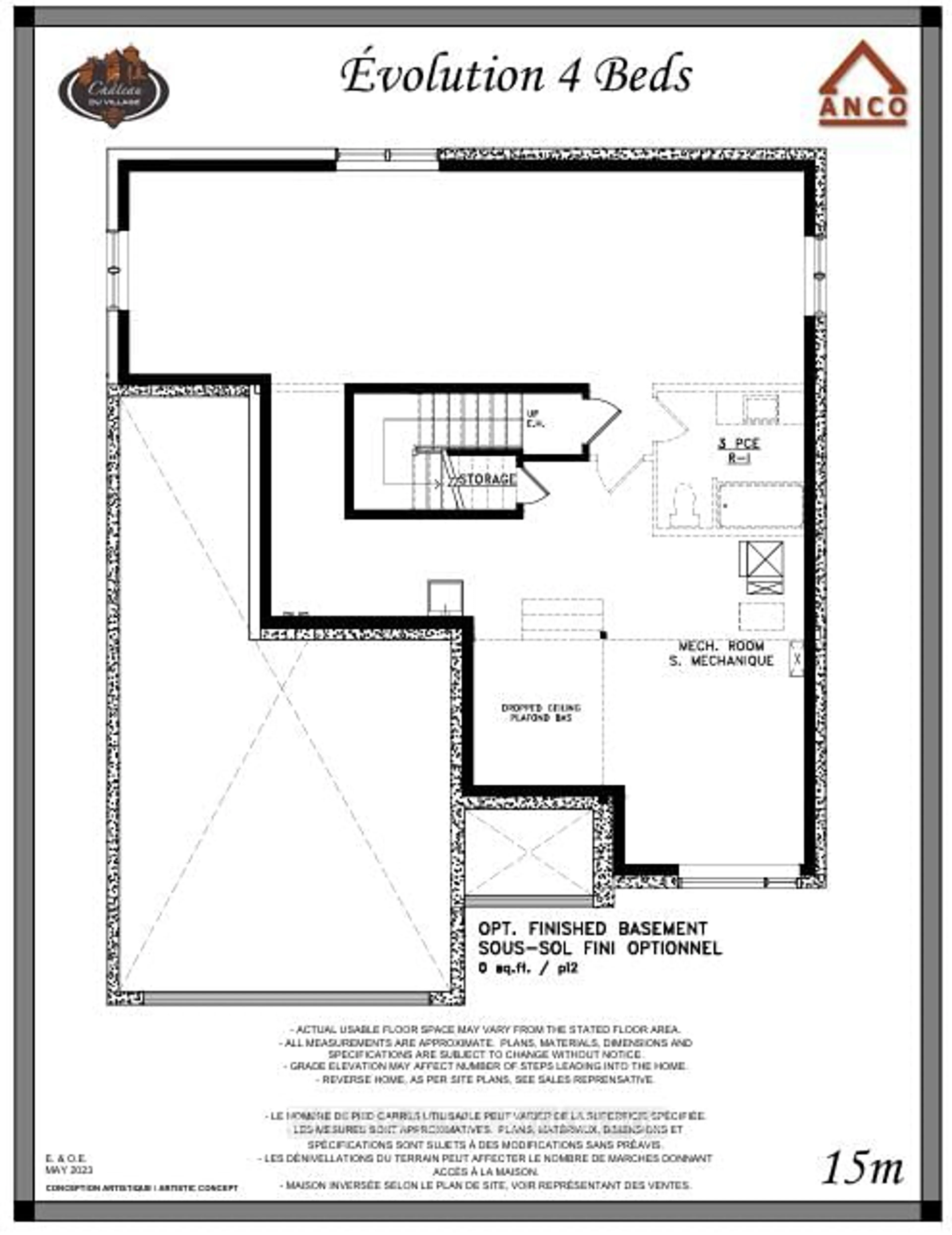 Floor plan for 623 Montessor Cres, Alfred and Plantagenet Ontario 00000