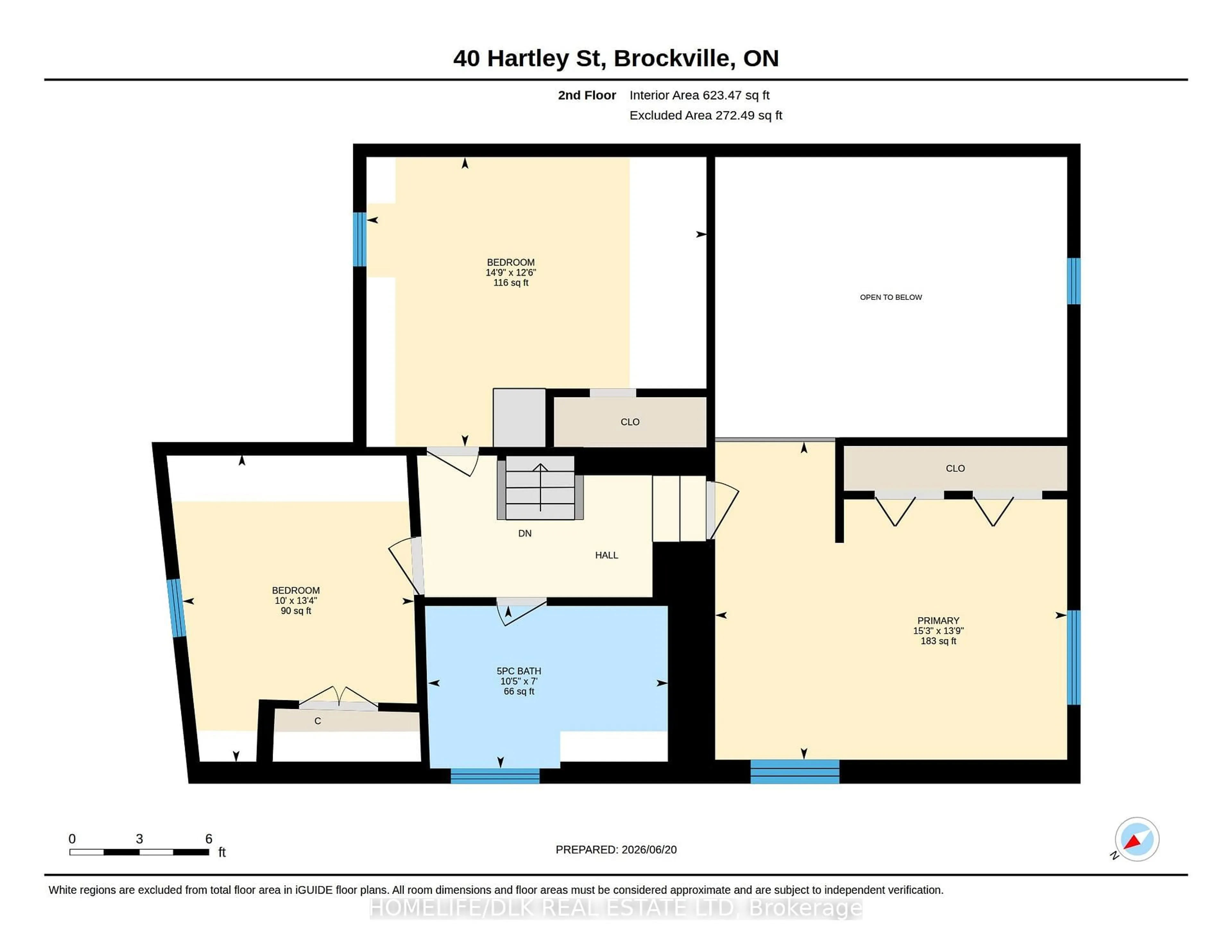Floor plan for 40 Hartley St, Brockville Ontario K6V 3N5