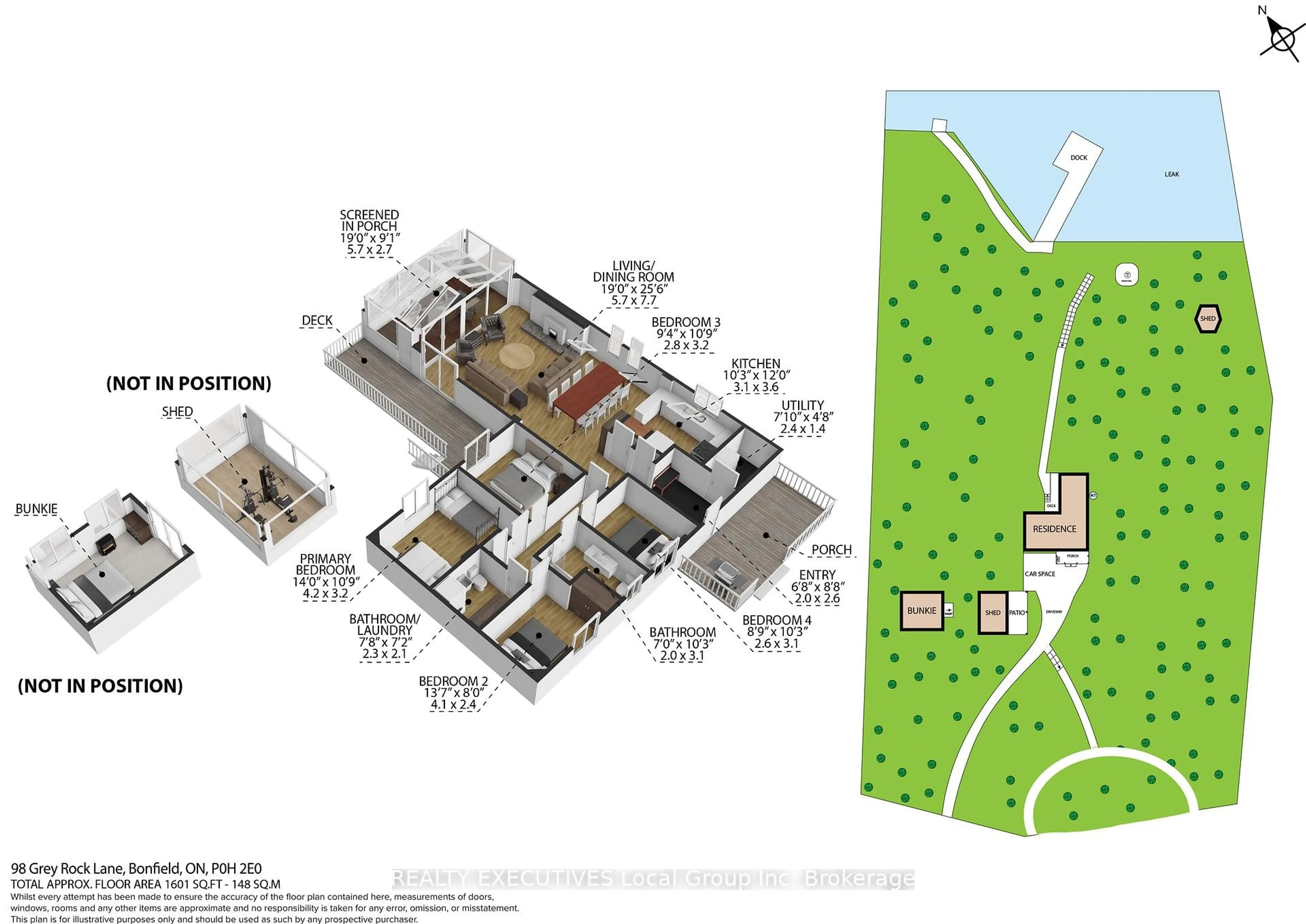 Floor plan for 98 GREY ROCK Lane, Bonfield Ontario P0H 1E0