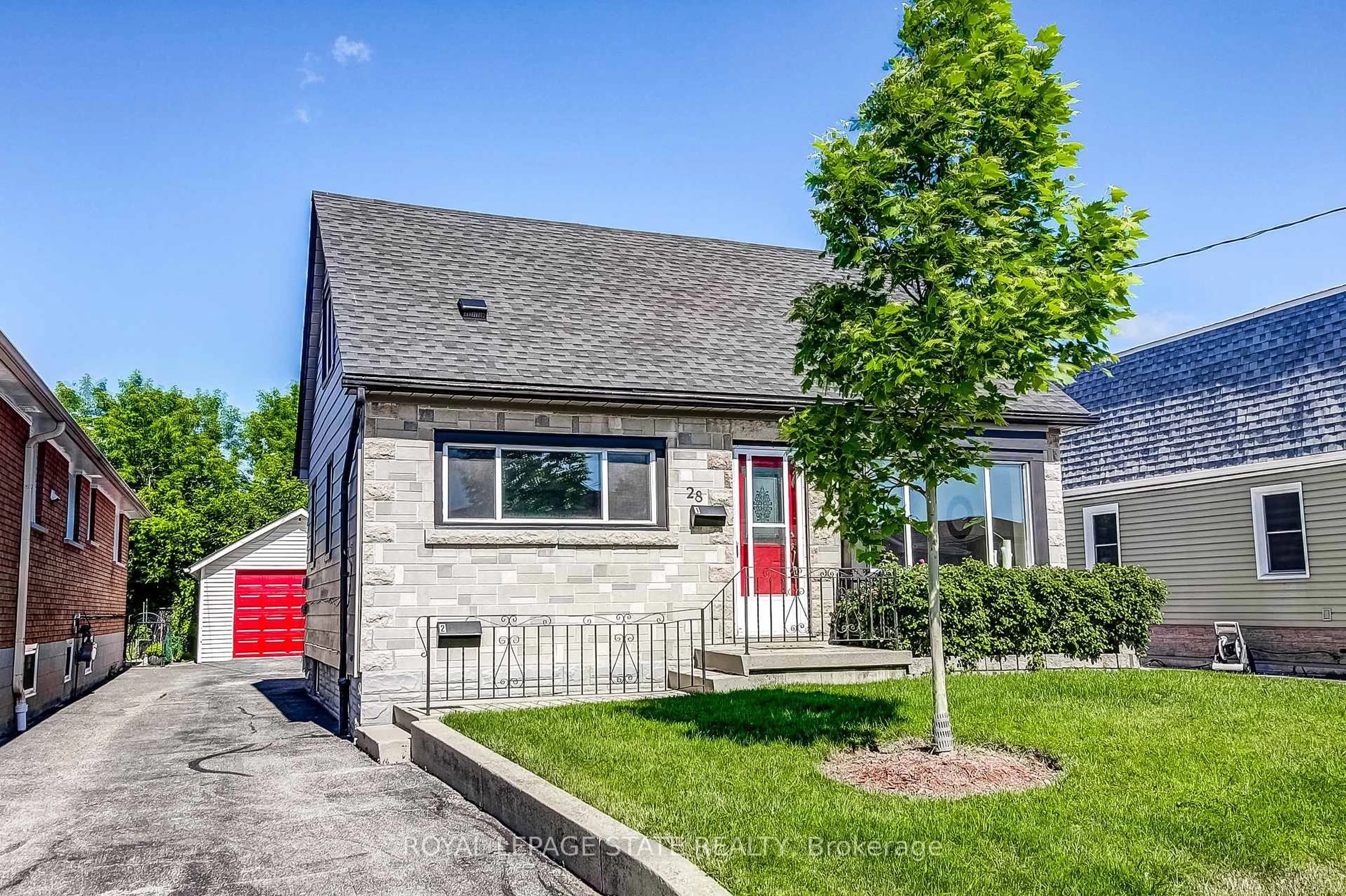 Home with brick exterior material, street for 28 Delena Ave, Hamilton Ontario L8H 1B6