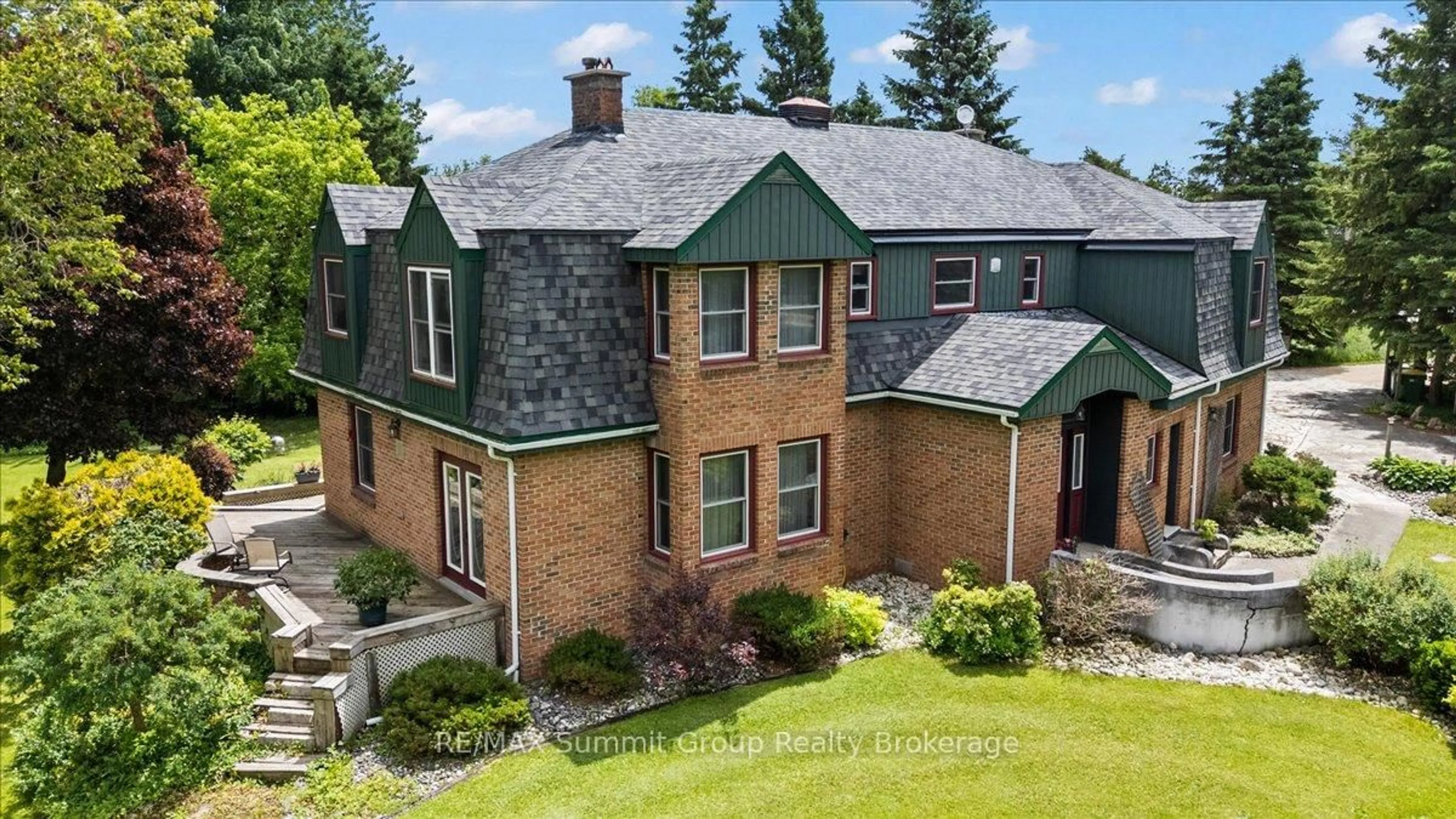 A pic from outside/outdoor area/front of a property/back of a property/a pic from drone, street for 774549 Highway 10, Grey Highlands Ontario N0C 1H0
