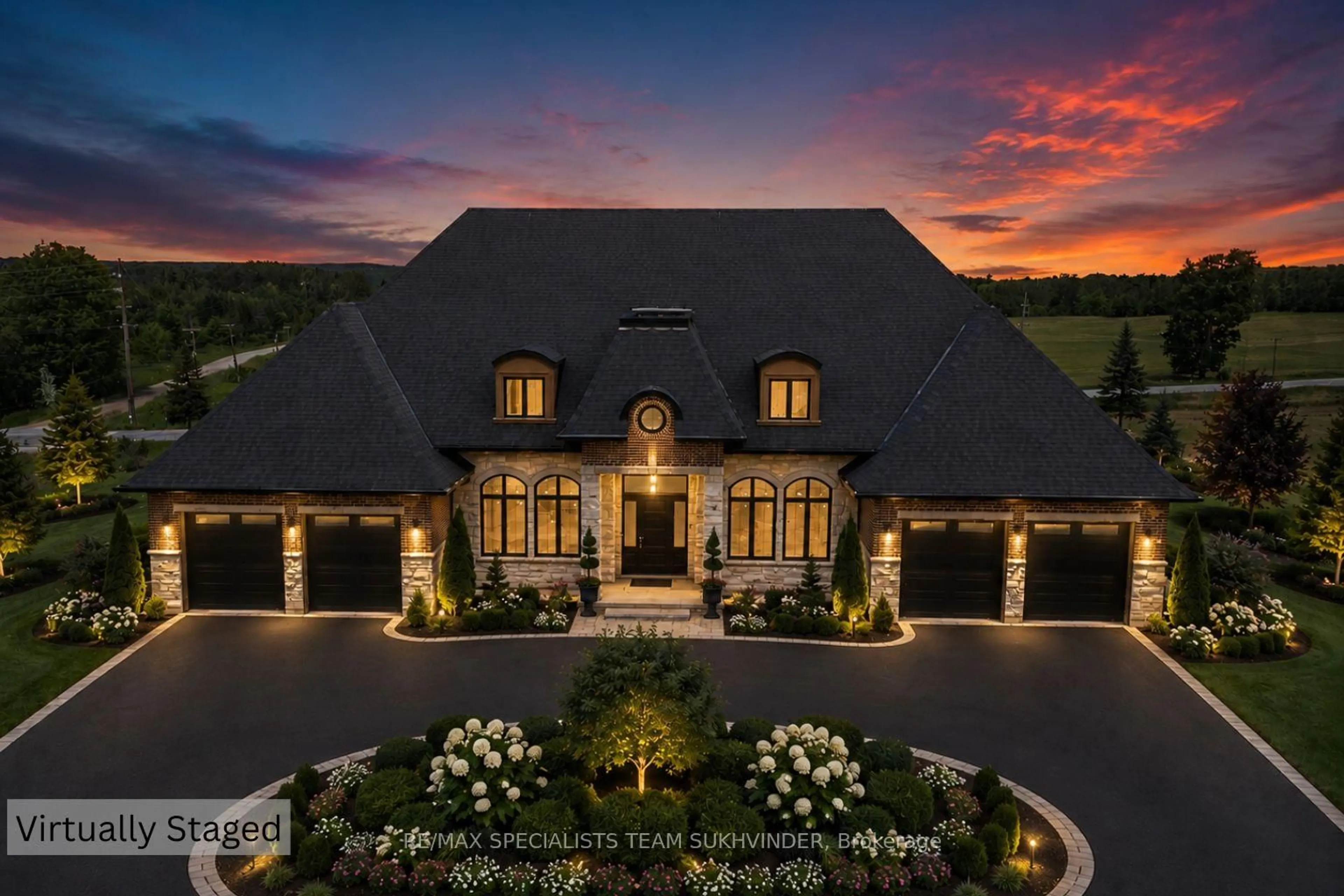 Home with brick exterior material, unknown for 753281 2nd Line EHS, Mono Ontario L9W 5W4