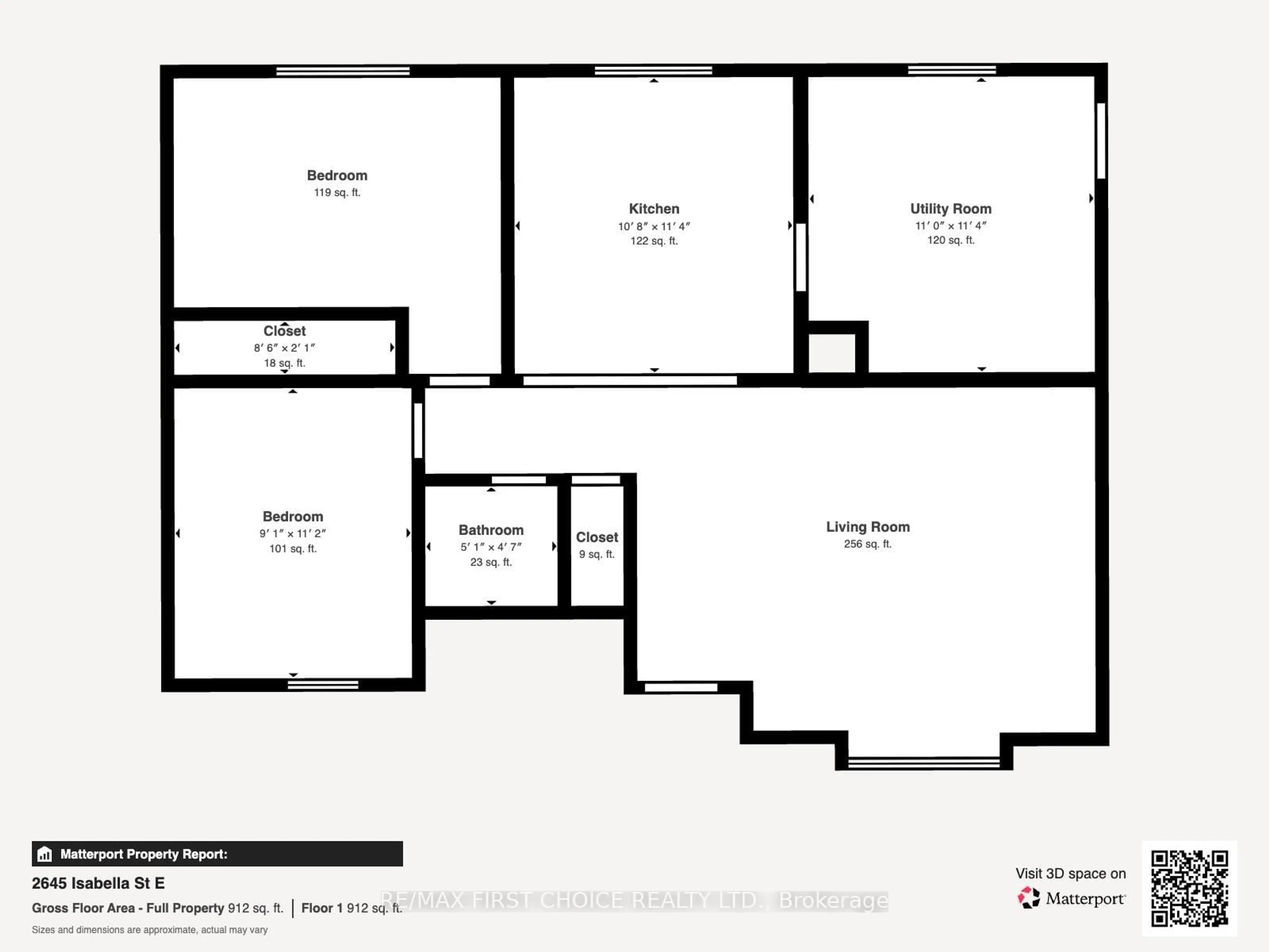 Floor plan for 2645 Isabella St, Thunder Bay Ontario P7E 5C9
