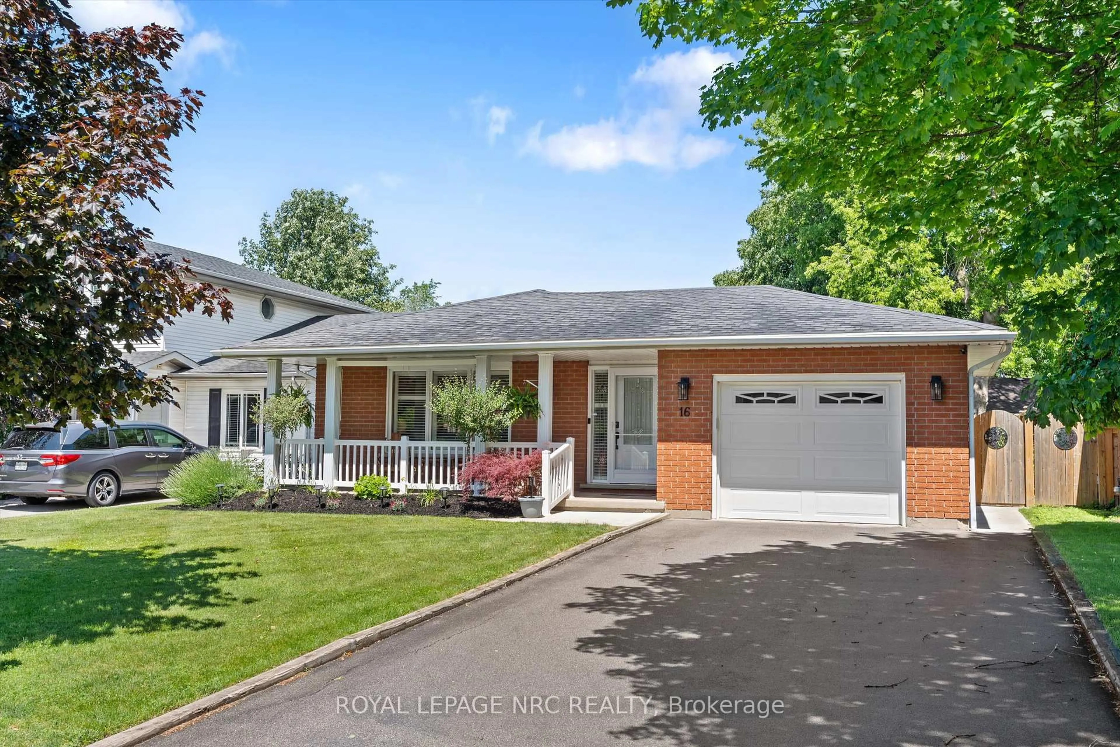 Home with brick exterior material, street for 16 Bolger Dr, St. Catharines Ontario L2N 7L4